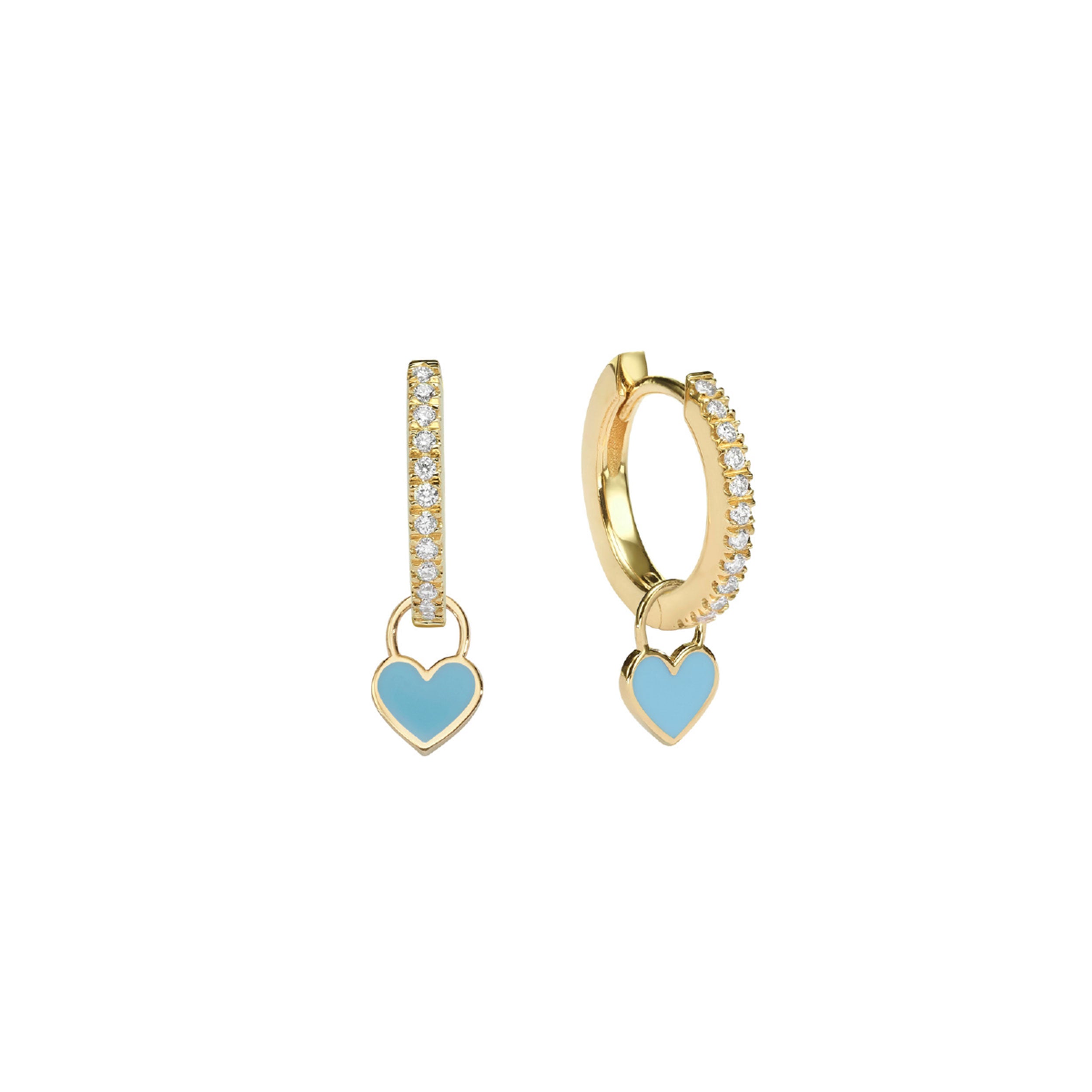 Midi Heart Earrings