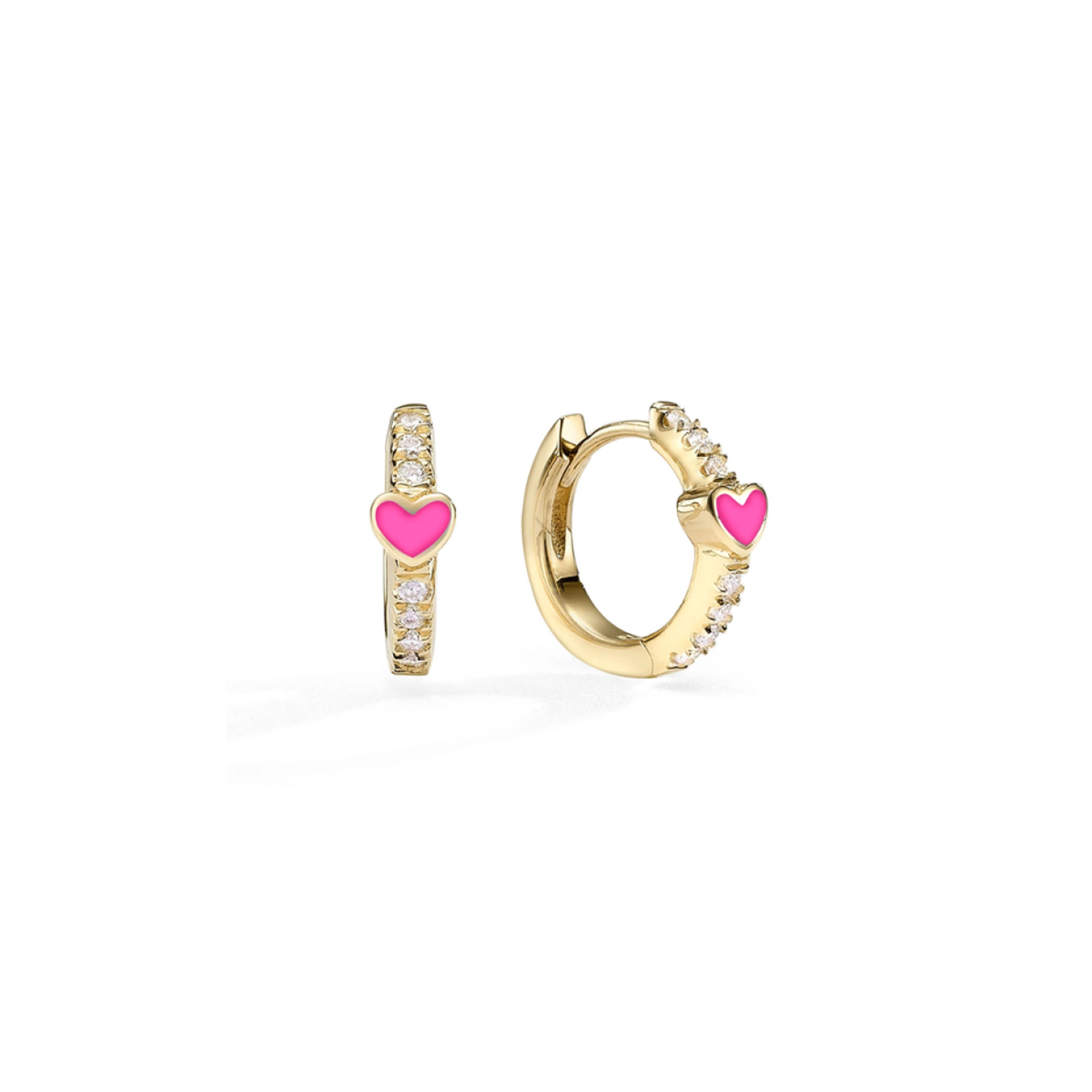 Mini Heart Earrings
