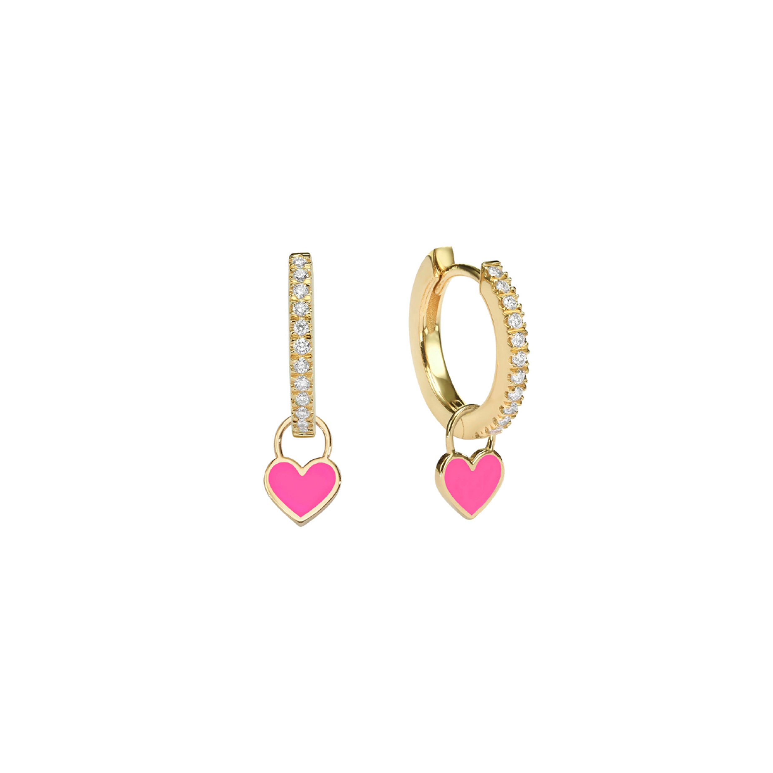 Midi Heart Earrings