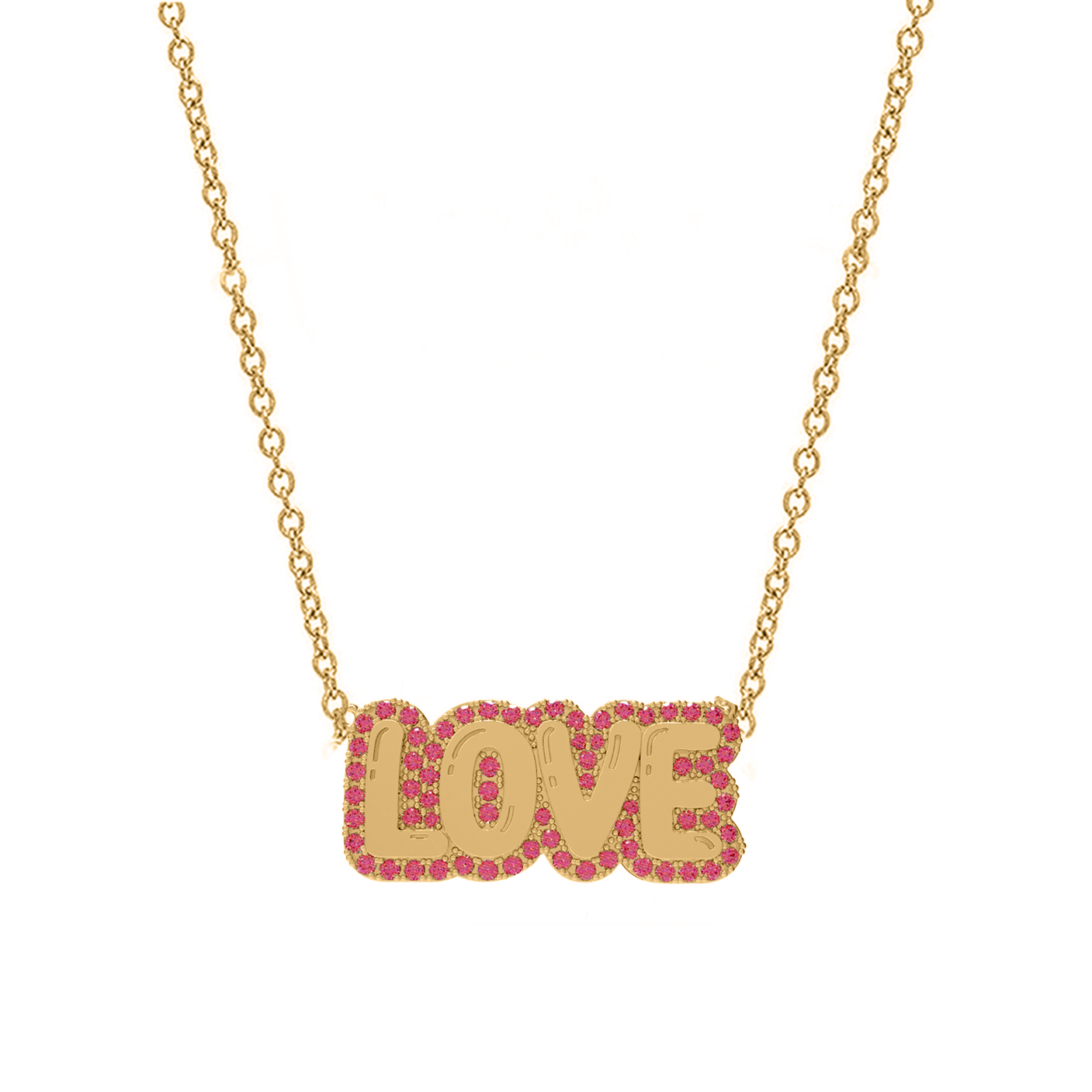 Black Love Necklace