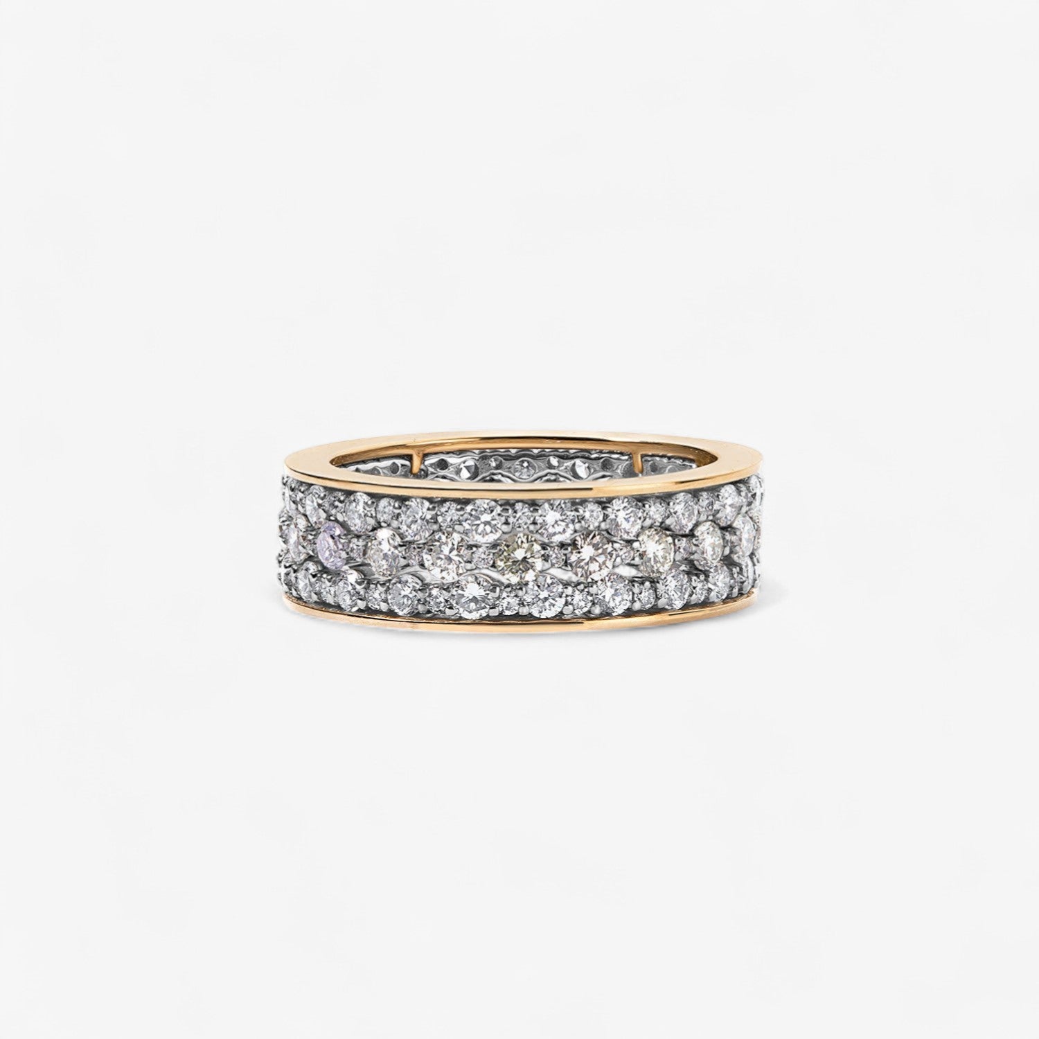 Mini Scalloped Diamond Stack Rings