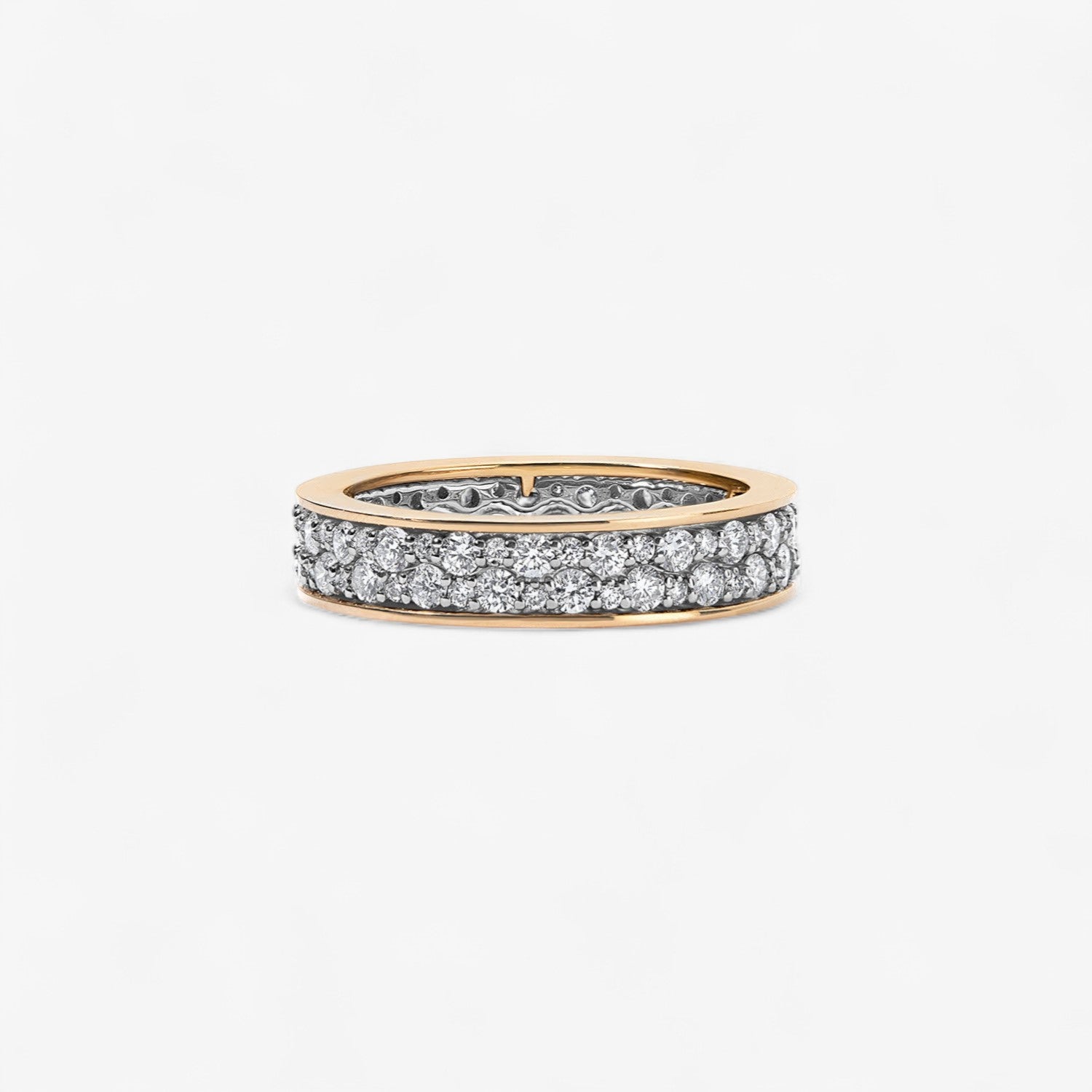 Mini Scalloped Diamond Stack Rings