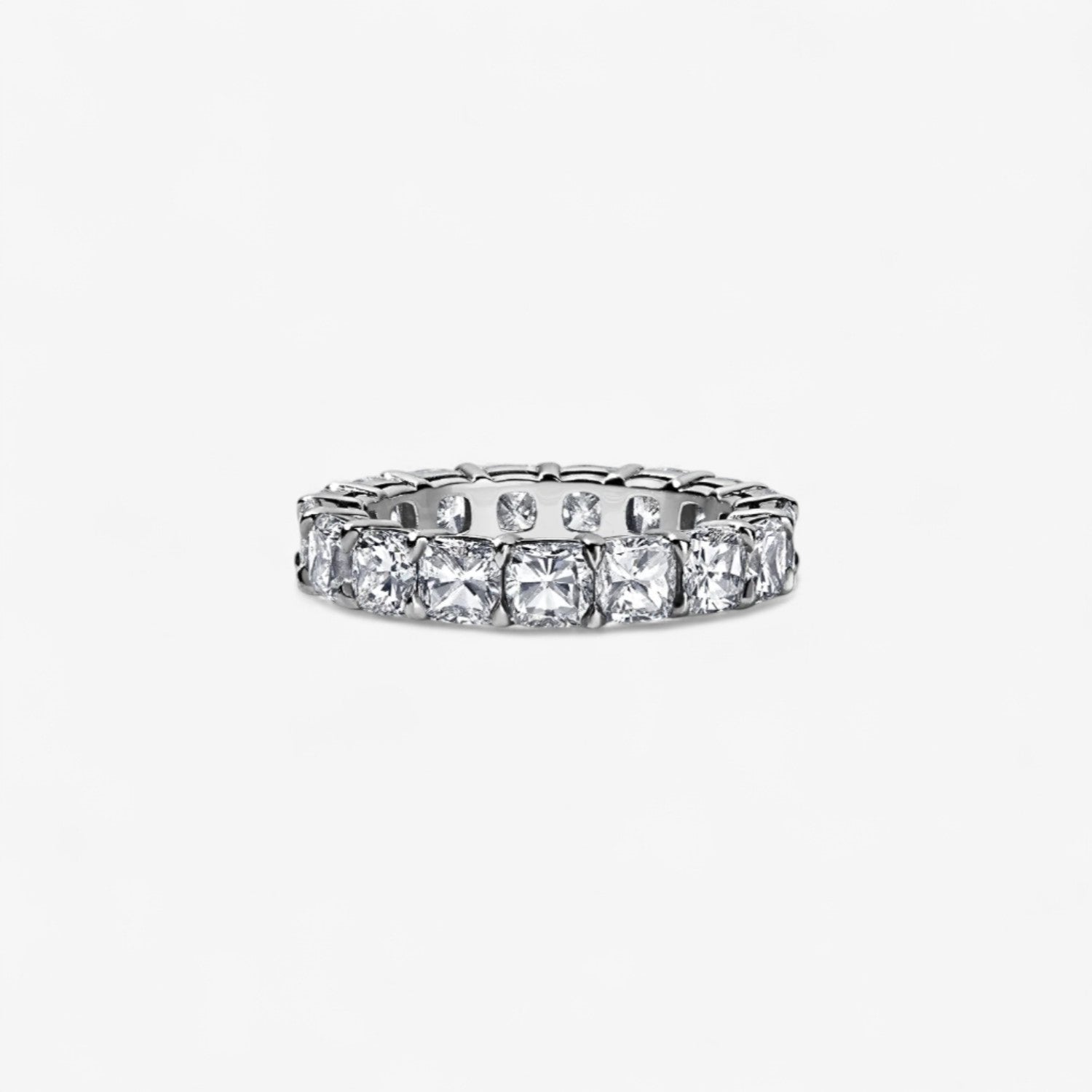 Cushion Cut Eternity Band 5.24ct