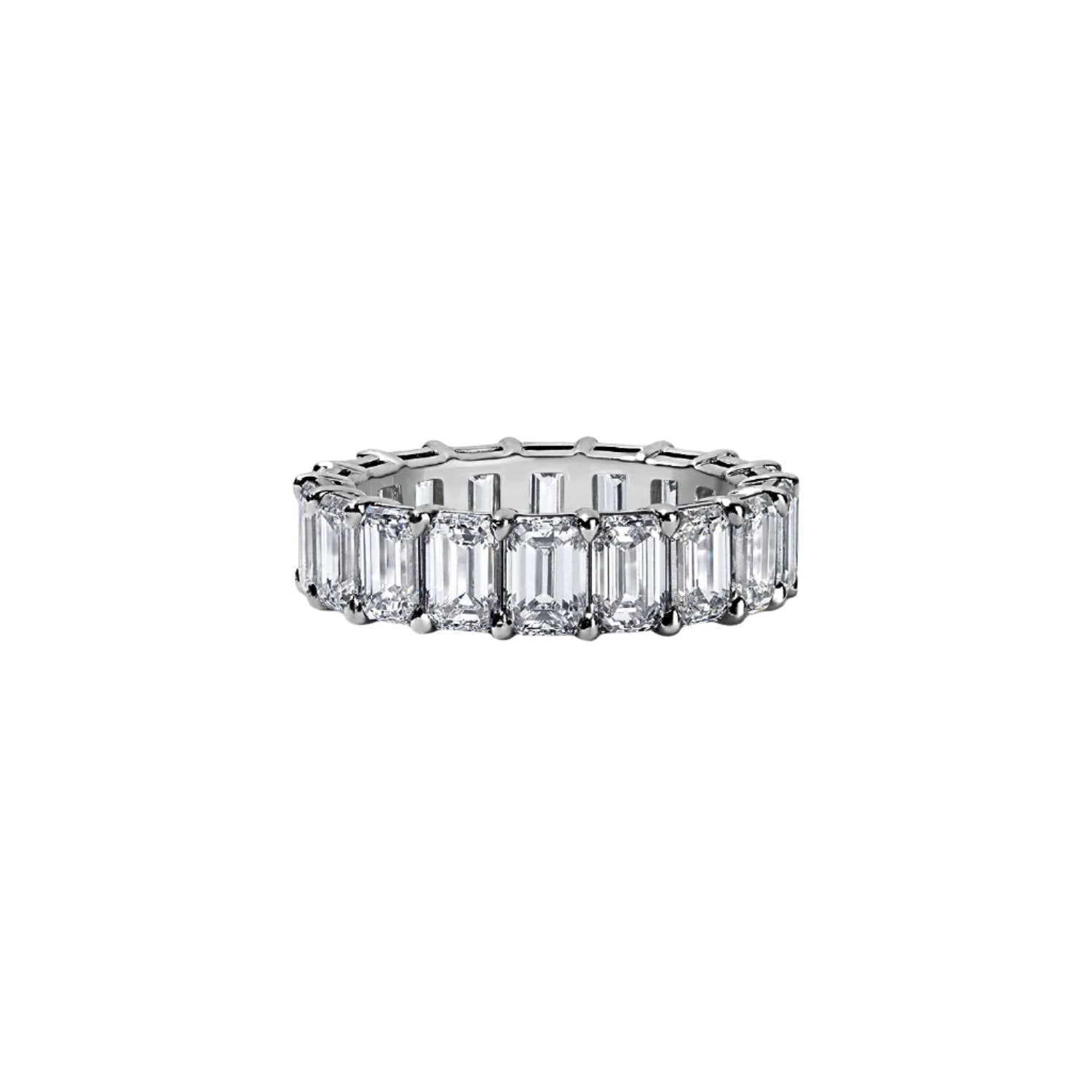 Emerald Cut Eternity Band 5.85ct