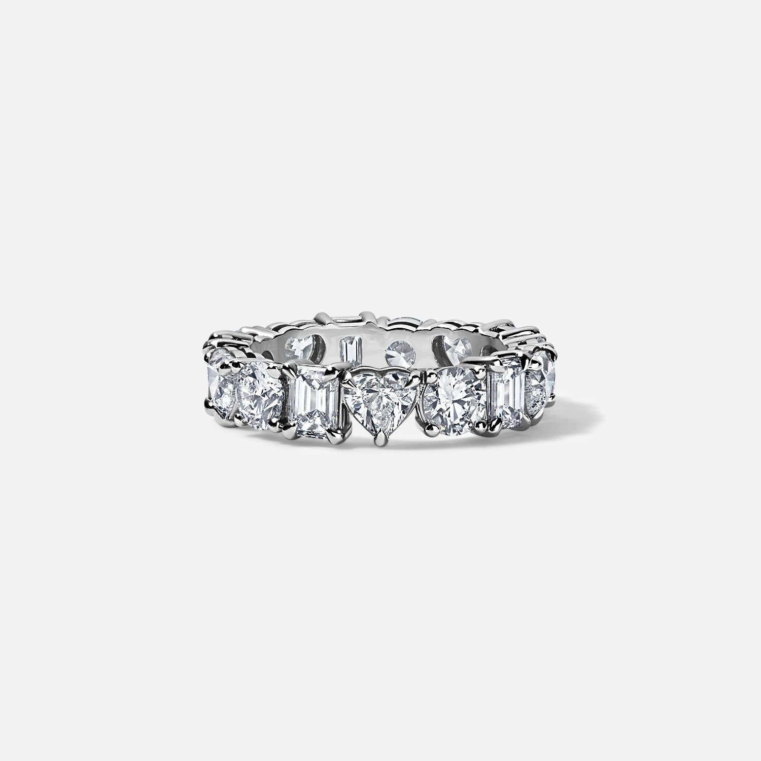 Mixed Shape Eternity Band 4.63ct