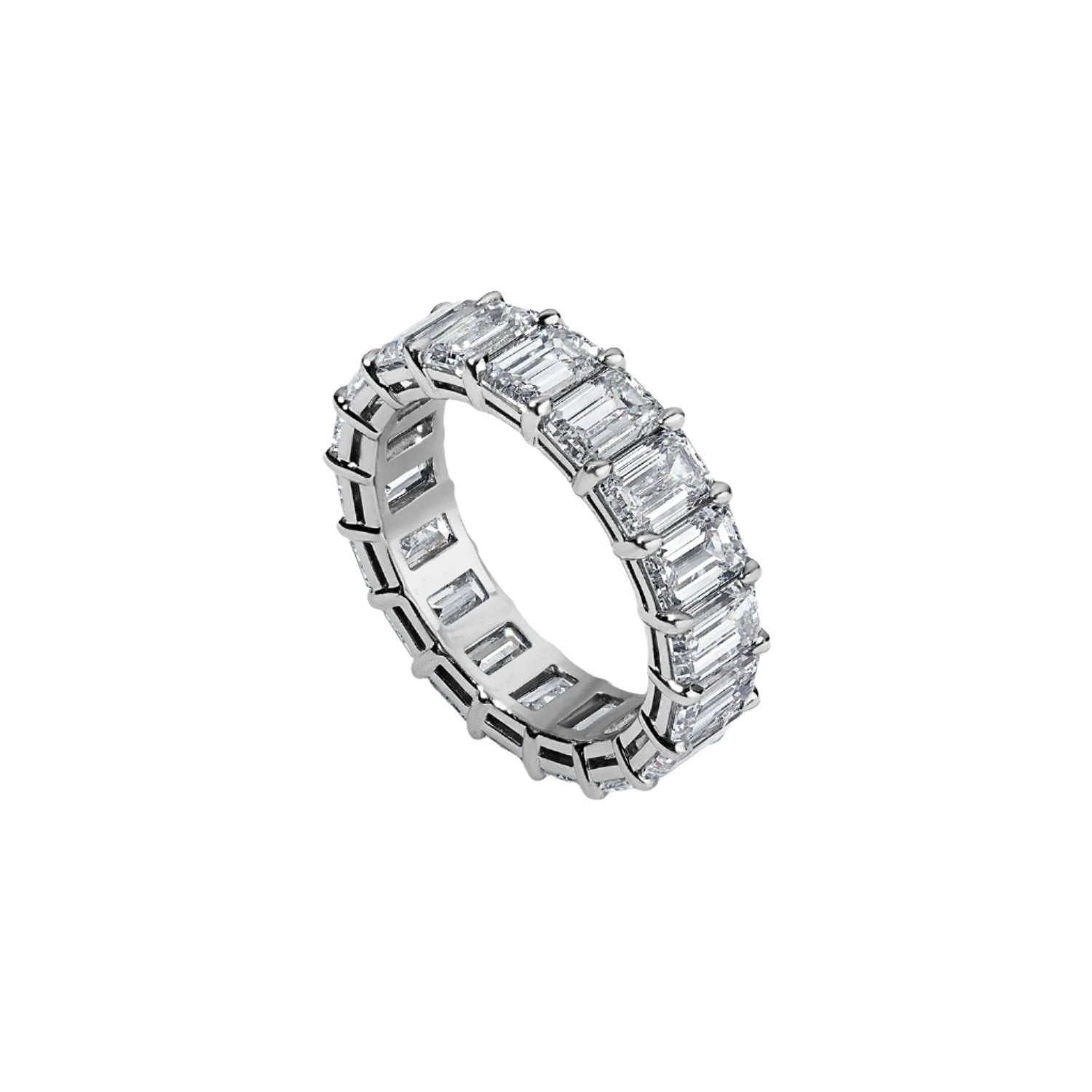 Emerald Cut Eternity Band 5.85ct