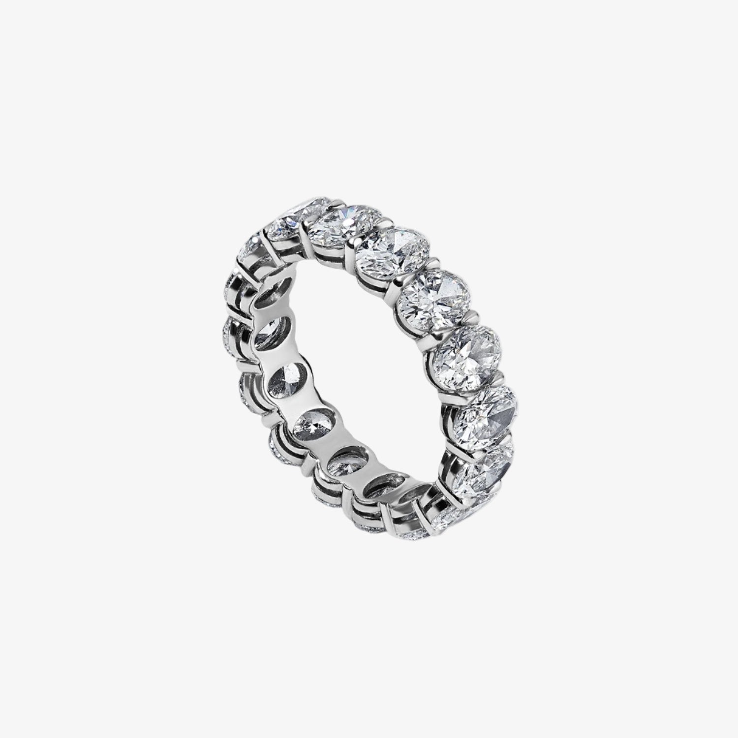 Oval Cut Eternity Band 5.06ct