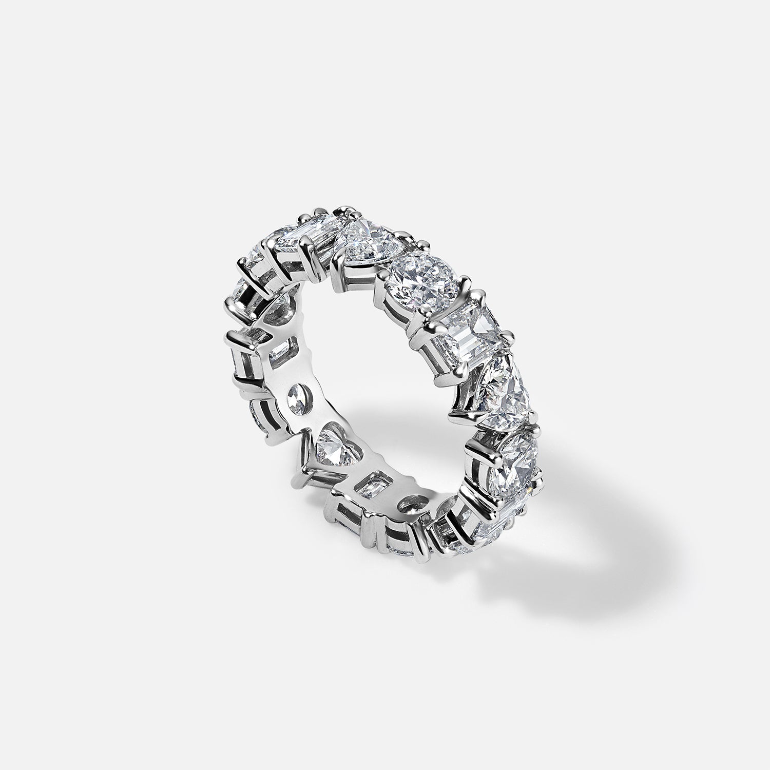 Mixed Shape Eternity Band 4.63ct