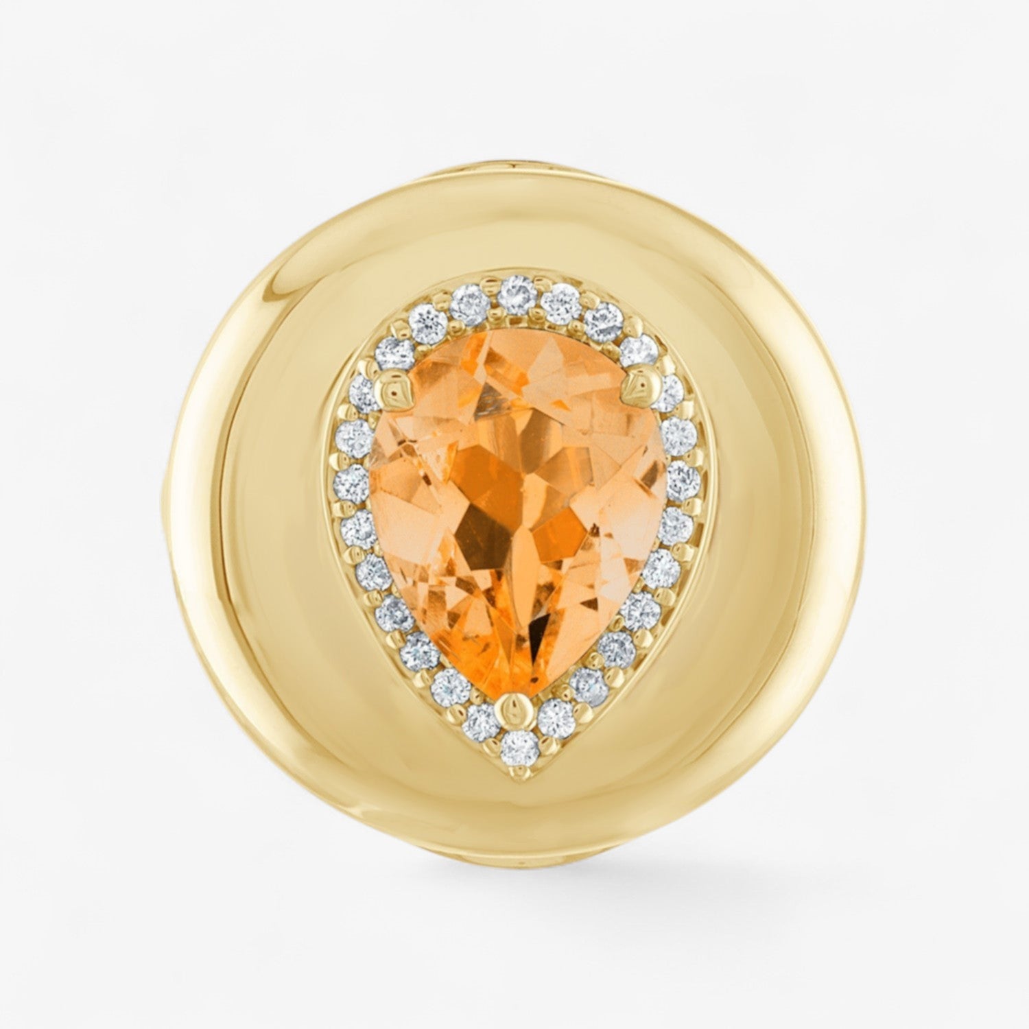 Candy Button Pear Ring