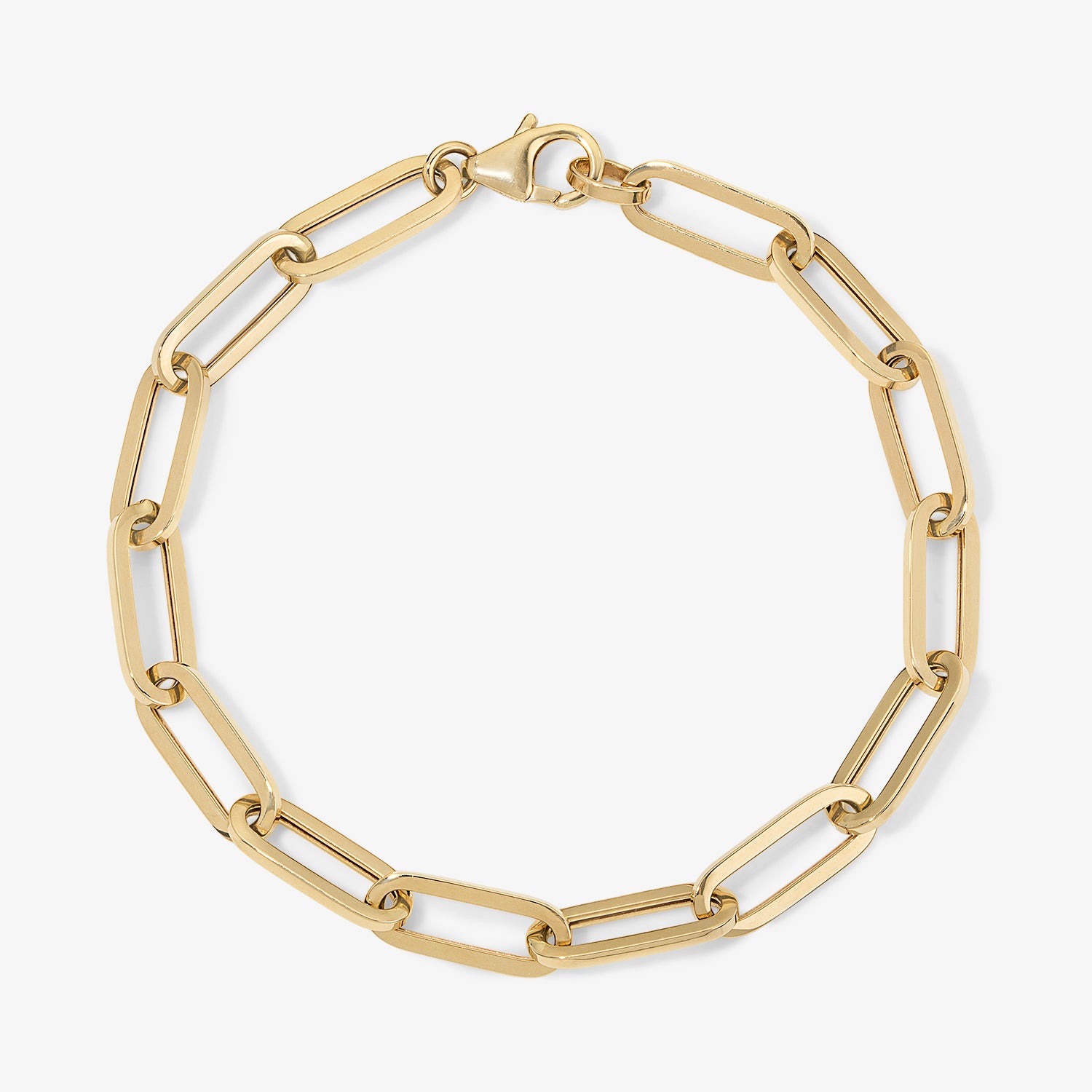 Cleo Large Paperclip Chain Bracelet