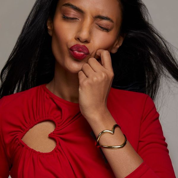 Sterling Silver Madison Domed Heart Cuff