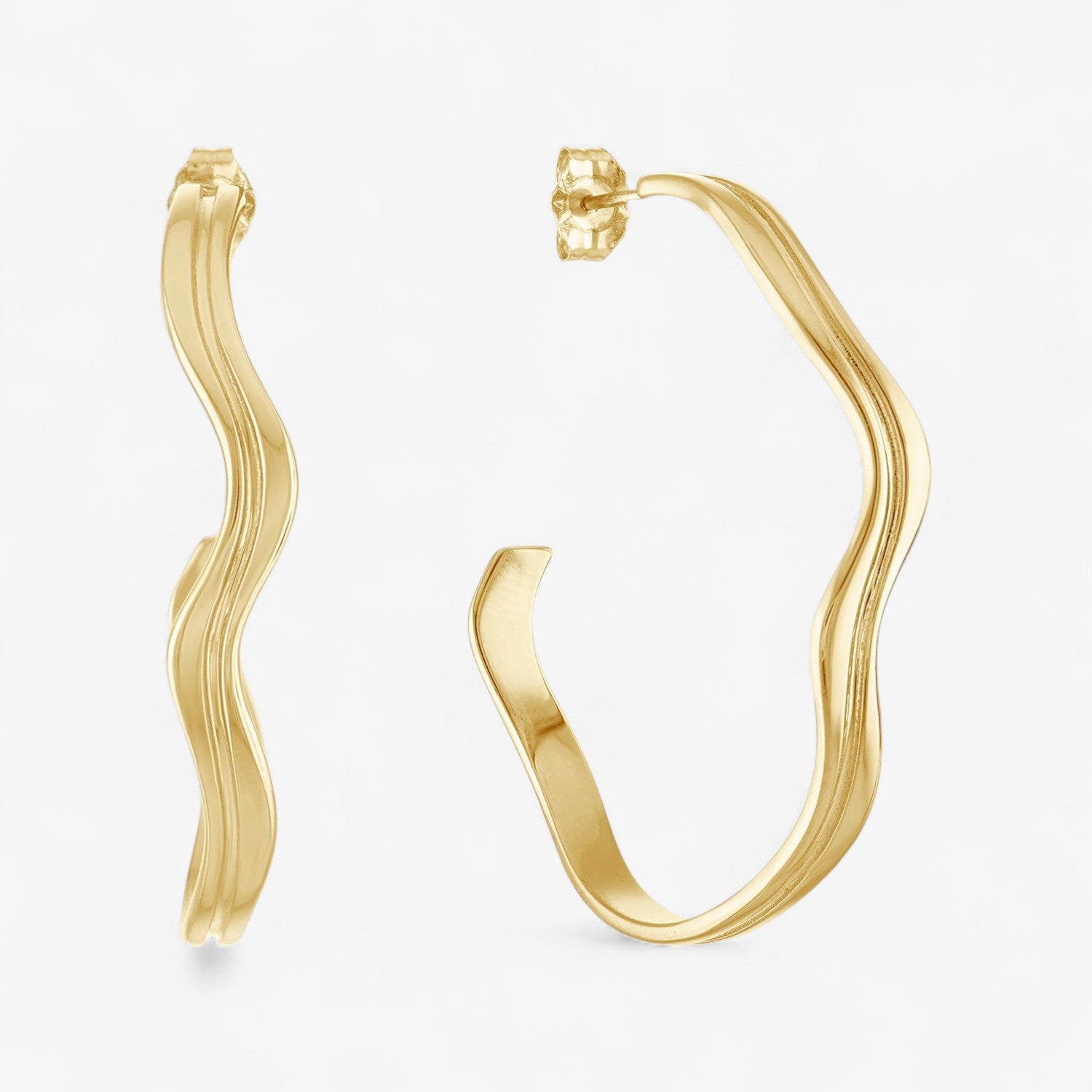 Capri Gold Hoops