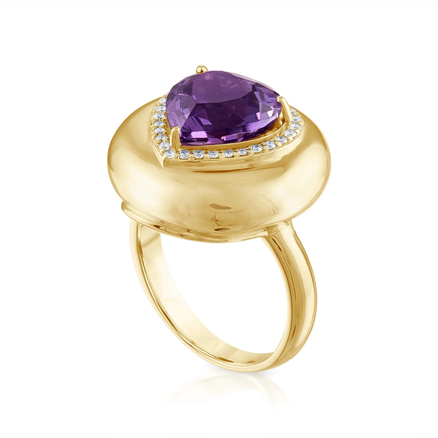 Candy Button Heart Ring