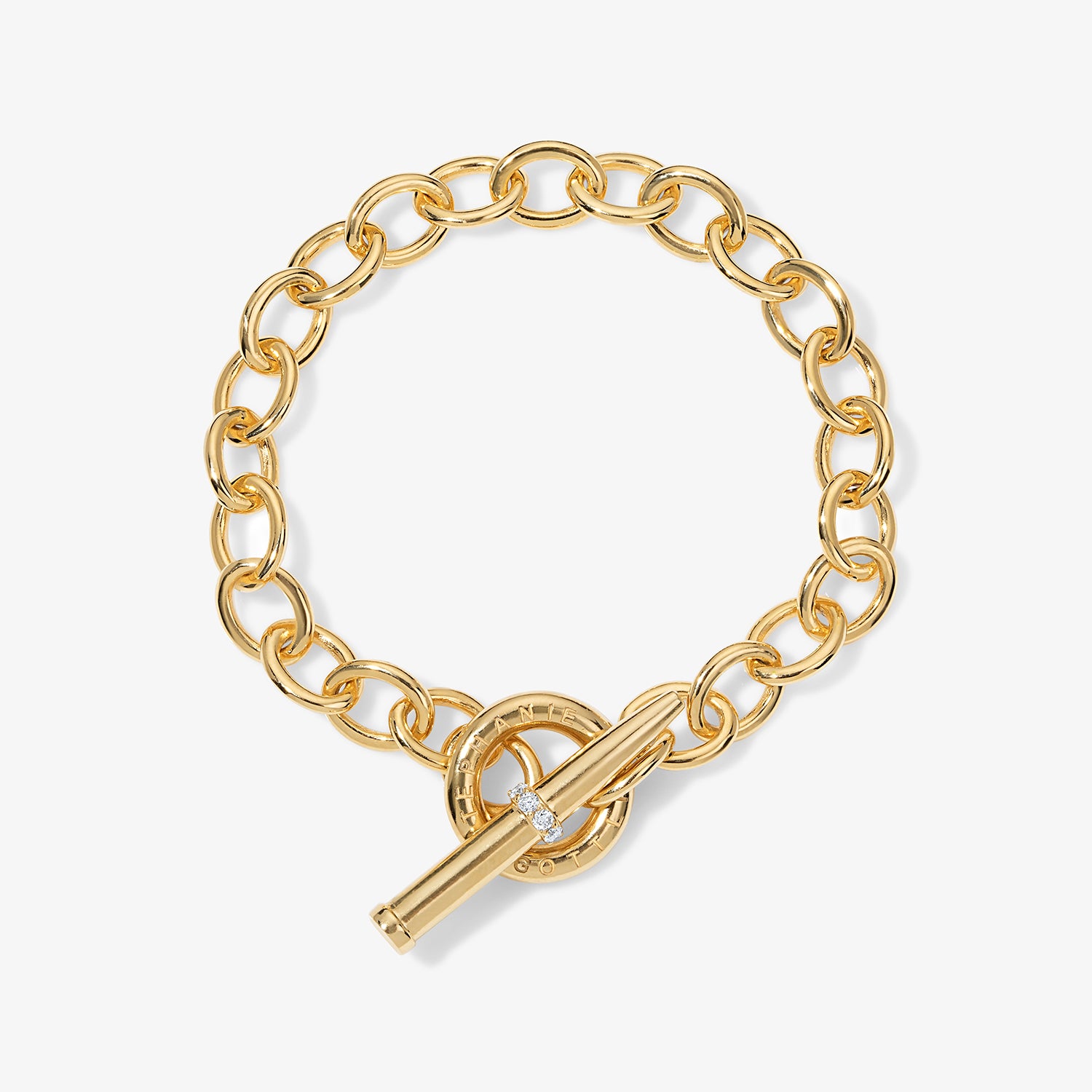 Cocktail Chain Bracelet with Toggle