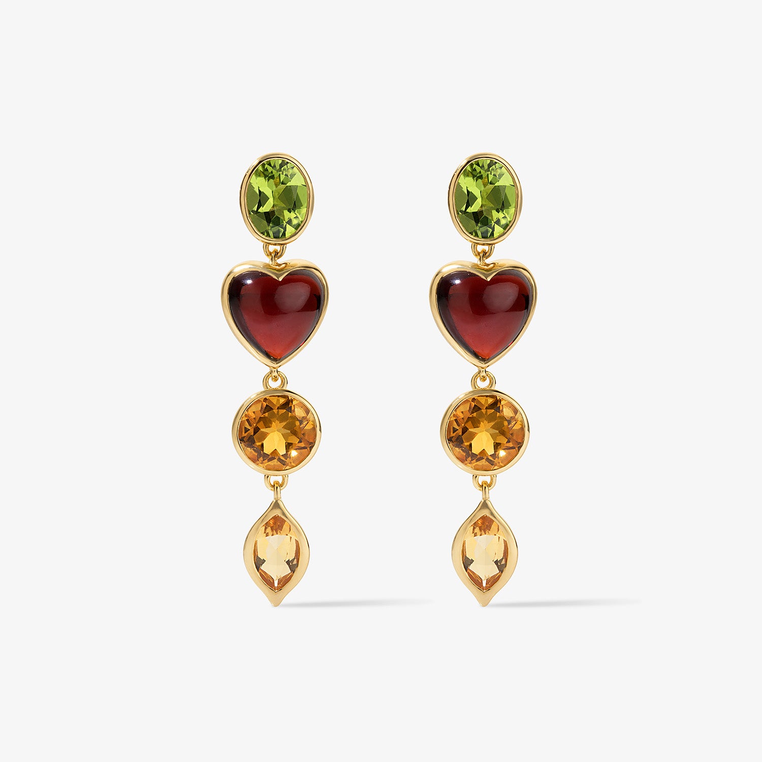Cocktail Fruit Drop Earrings