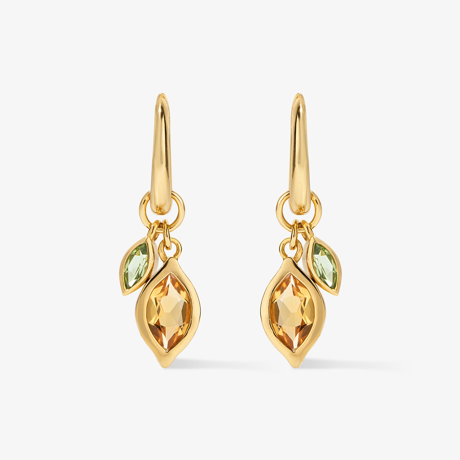 Cocktail Lemon Earrings