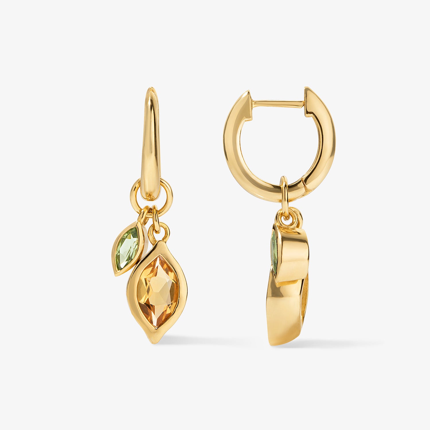 Cocktail Lemon Earrings