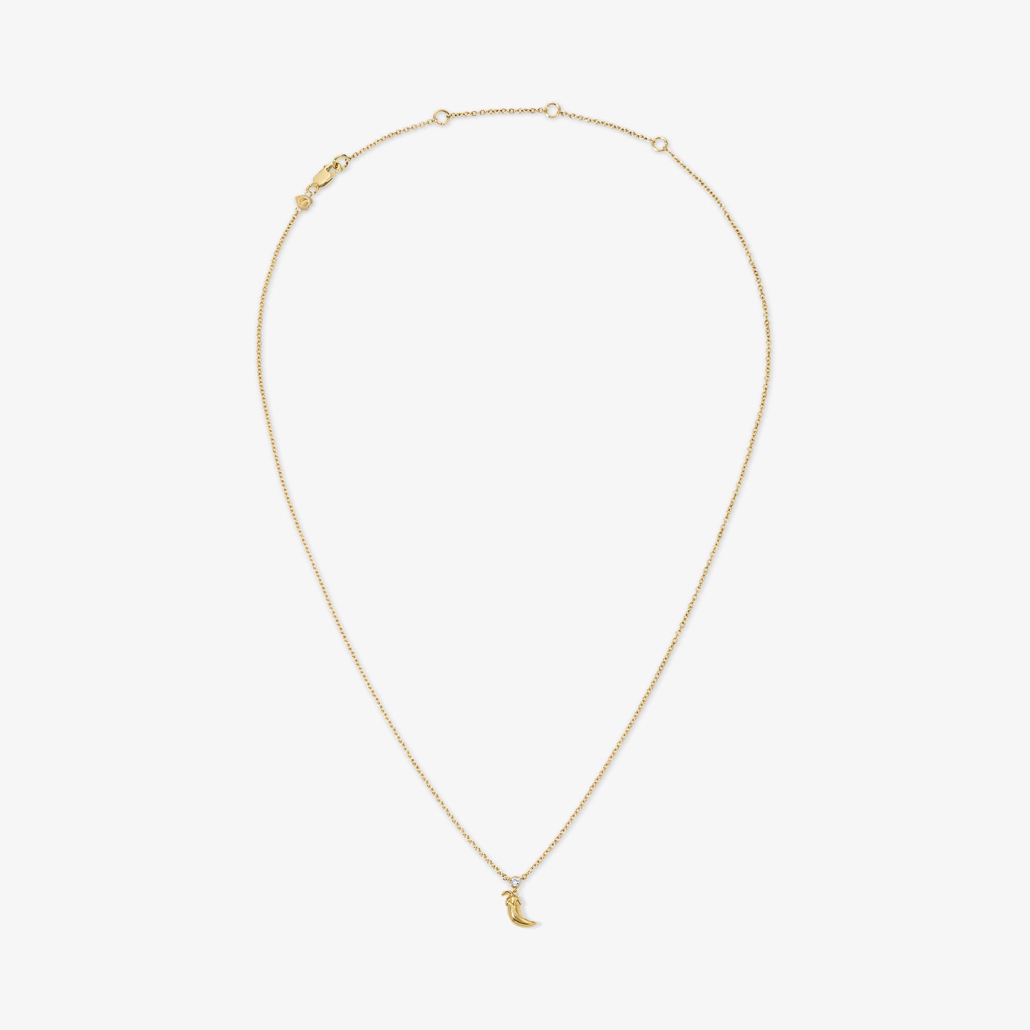 Cocktail Chili Pepper Chain Necklace