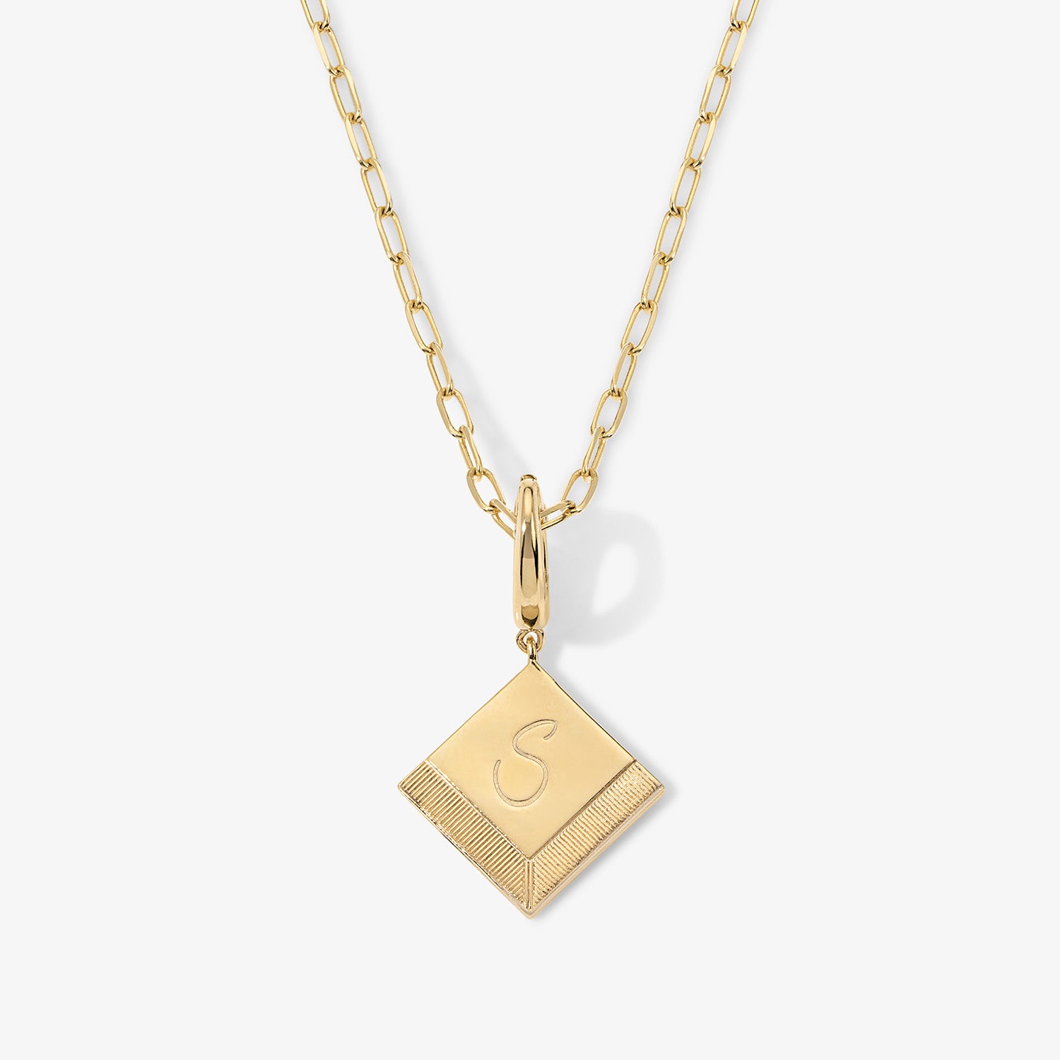 Cocktail Napkin Initial Charm
