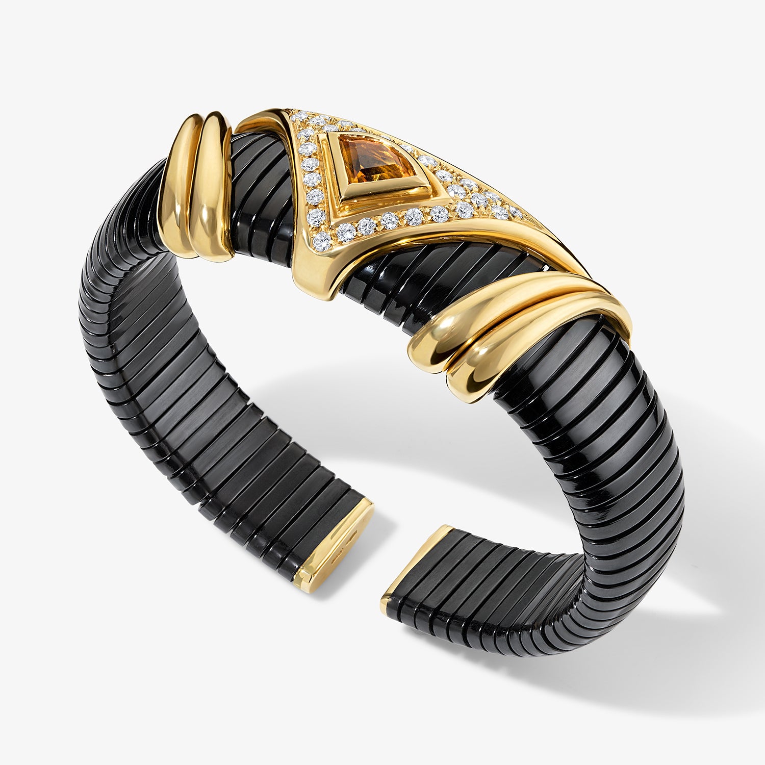 Steel Tubogas Collar and Bangle Set