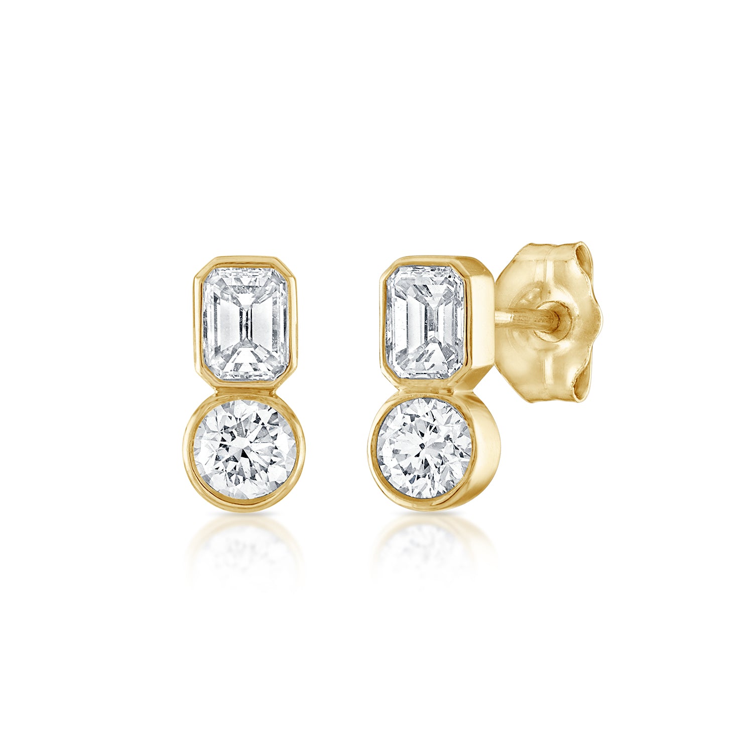 Undecided Two Stone Earring