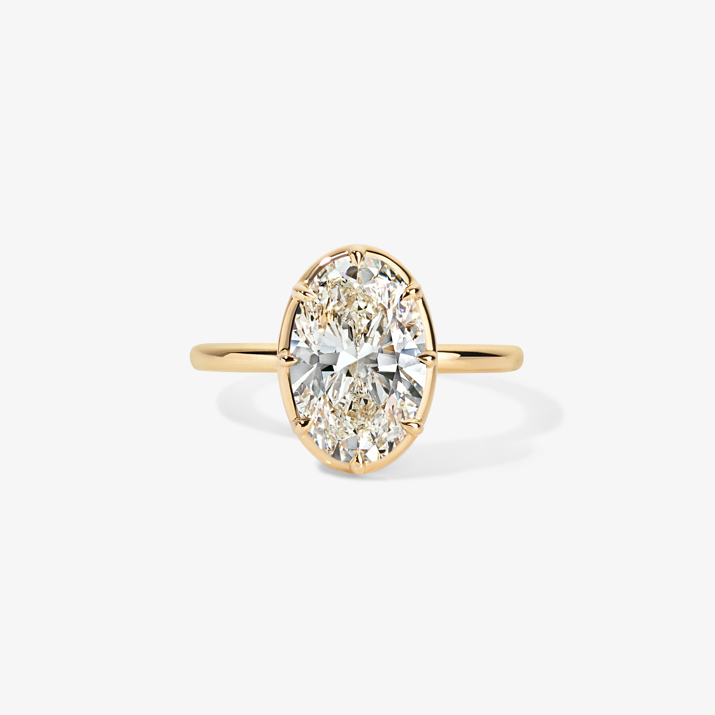 Vintage Inspired Bezel and Prong Set Solitaire