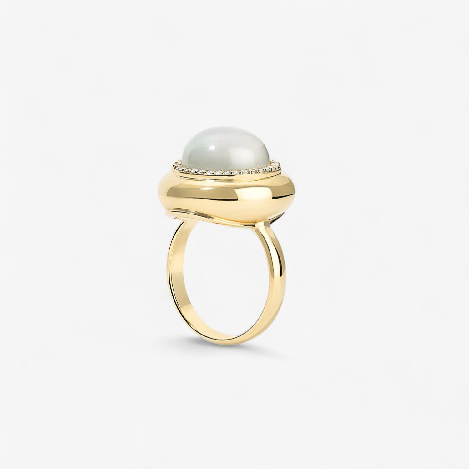 Large Cabochon Candy Button Ring