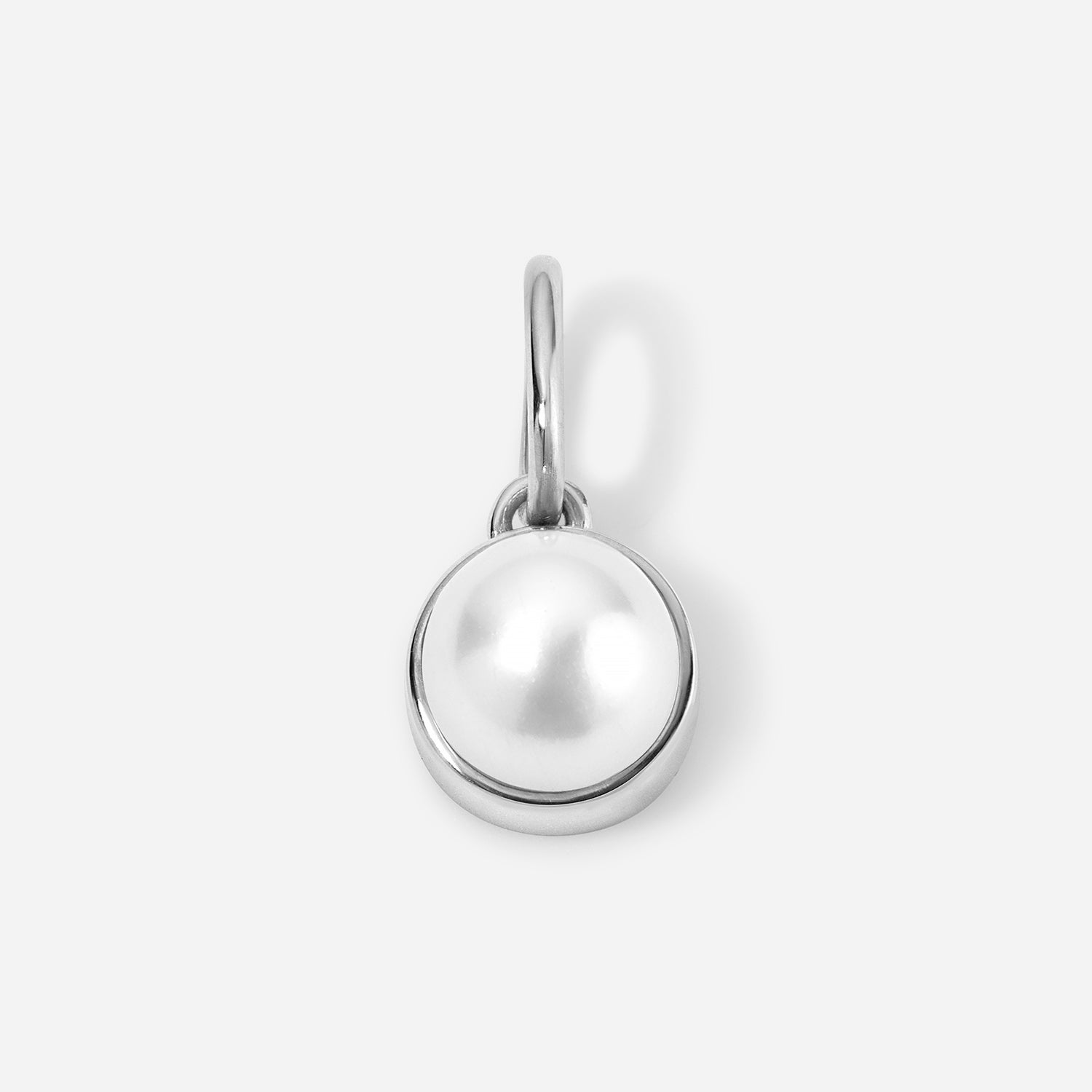 Margot Pearl Birthstone Bezel Charm