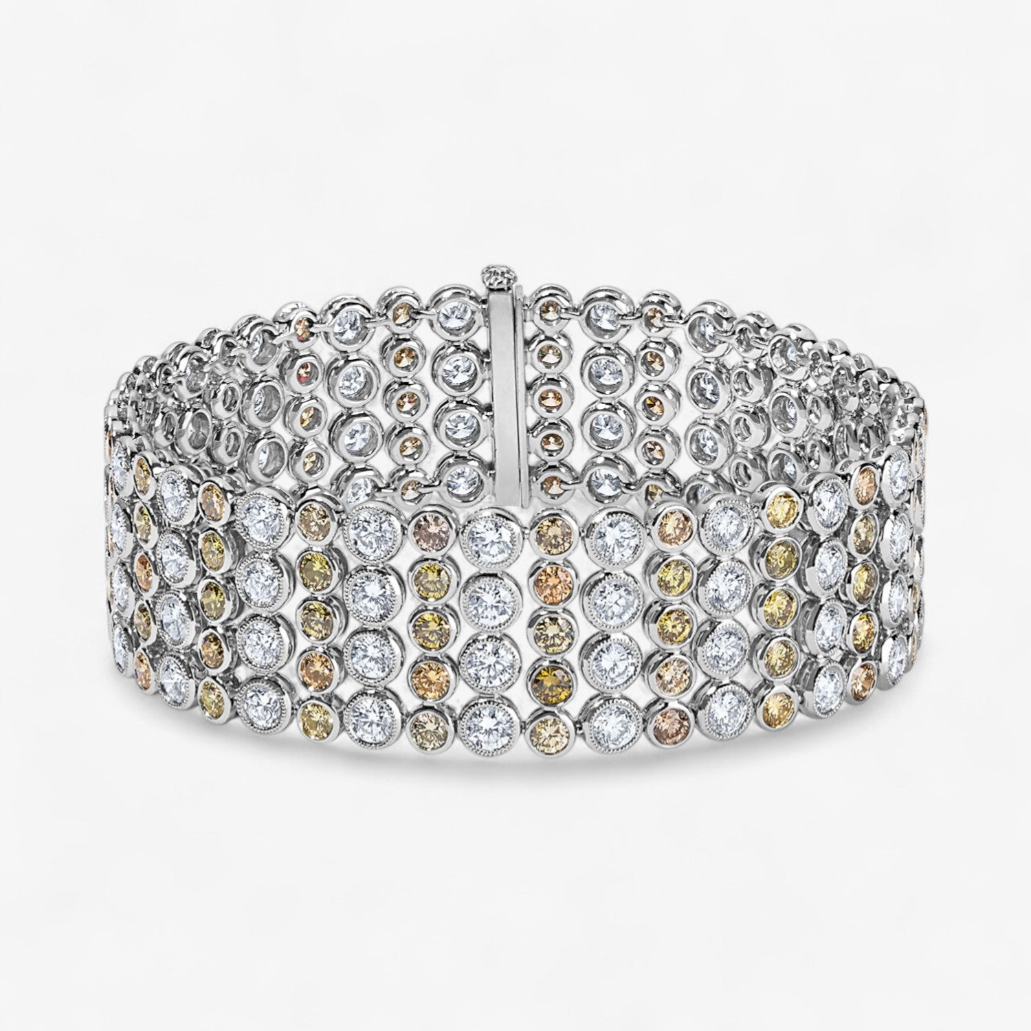 Multicolor Diamond Flexible Bracelet