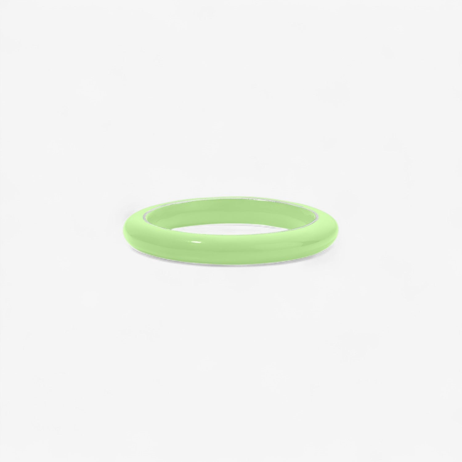 Poppy Enamel Stack Bands