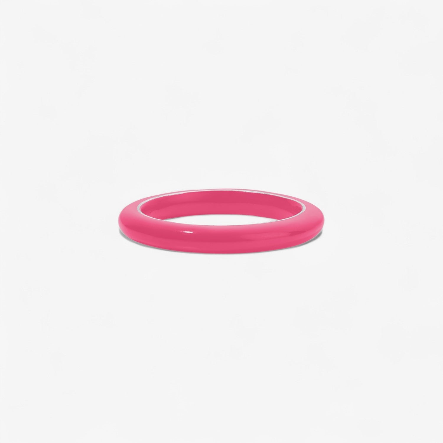 Poppy Enamel Stack Bands