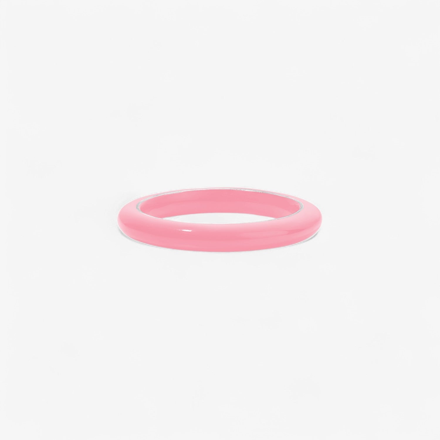 Poppy Enamel Stack Bands