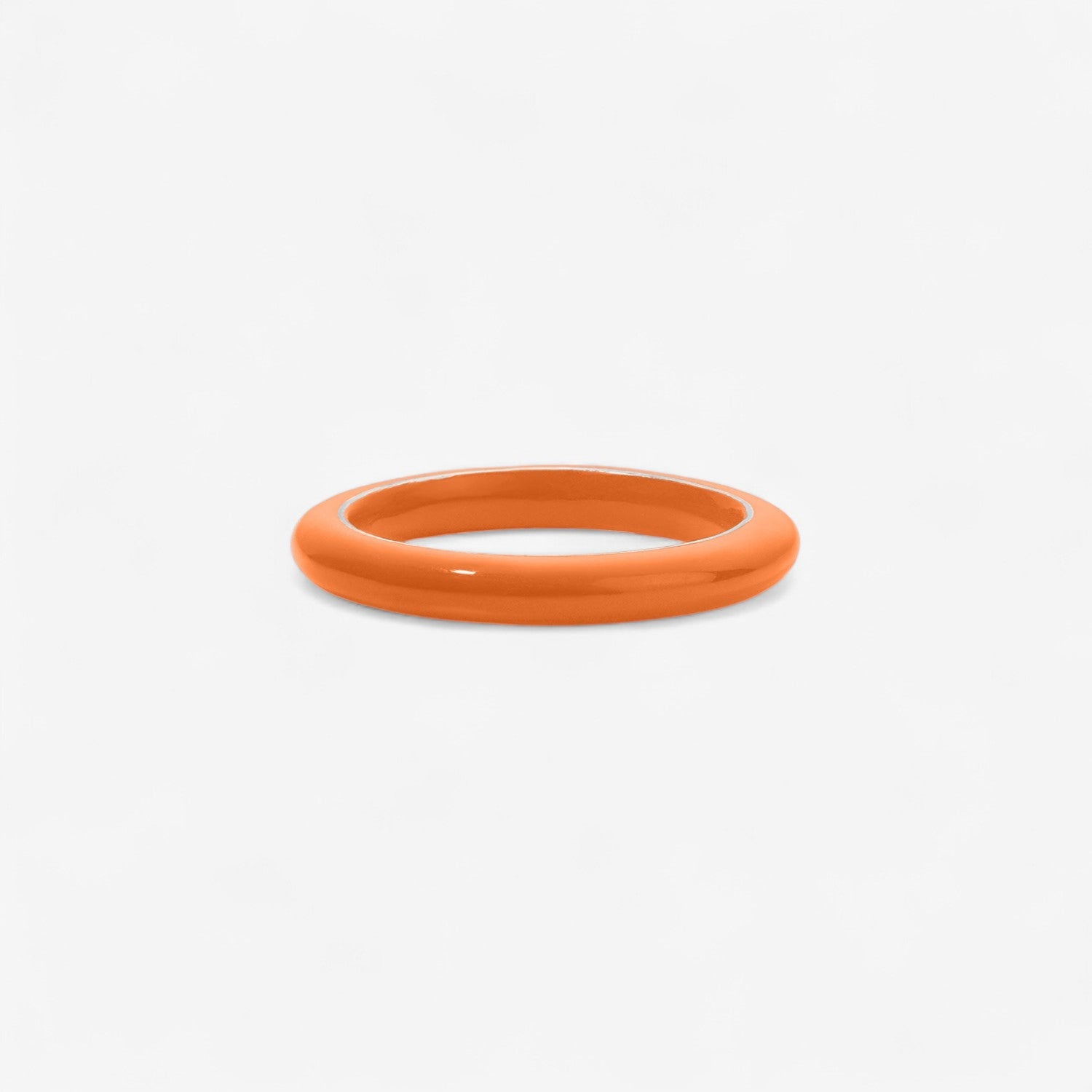 Poppy Enamel Stack Bands