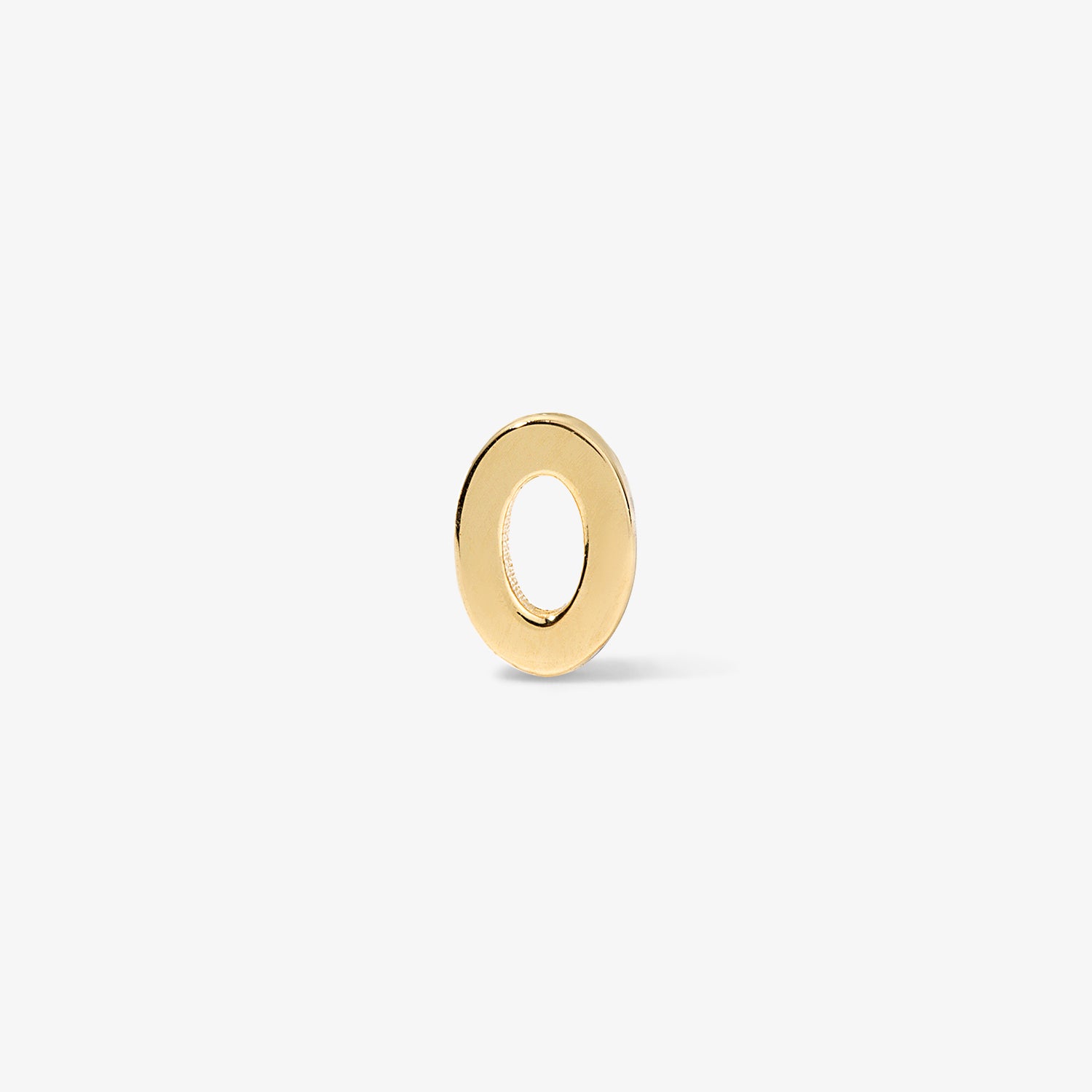 Mini Gold Block Number Studs