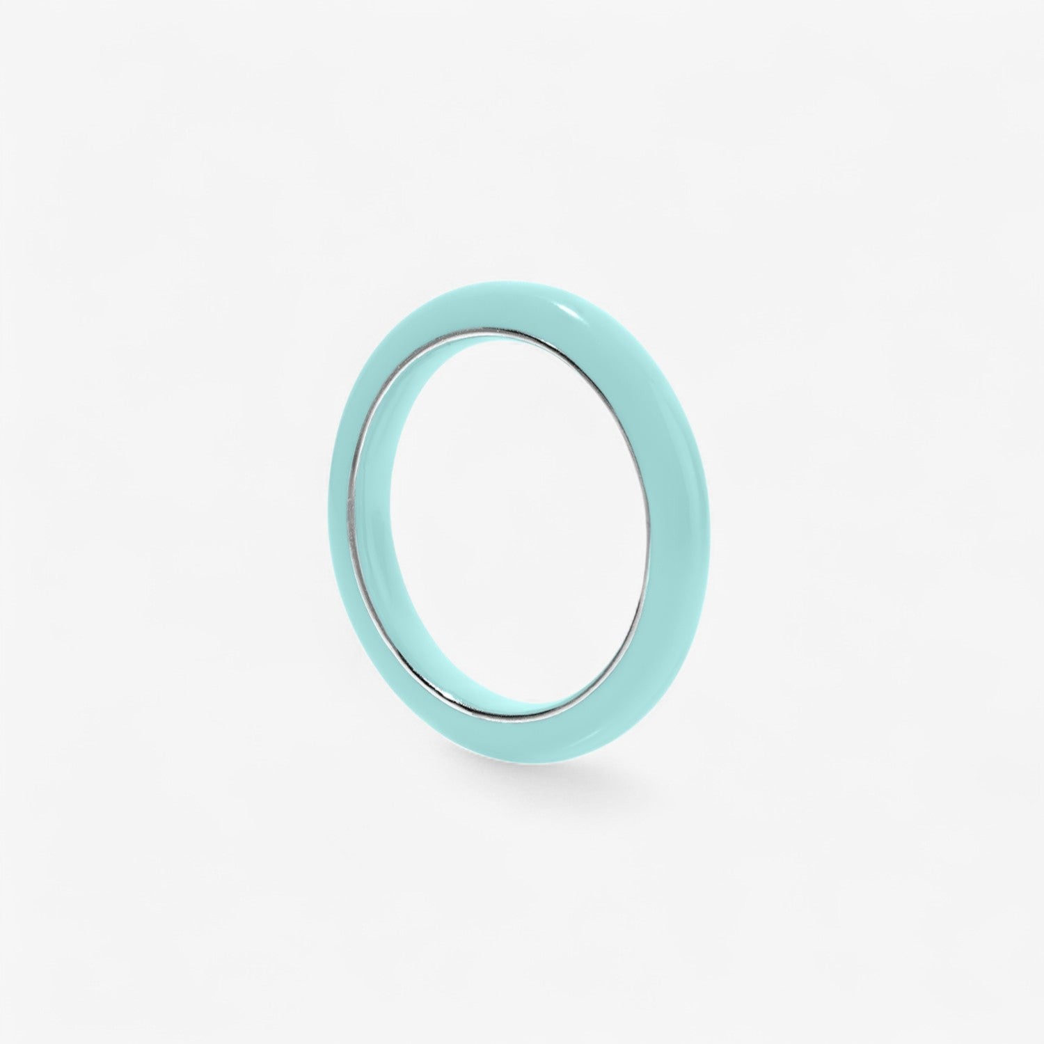 Poppy Enamel Stack Bands