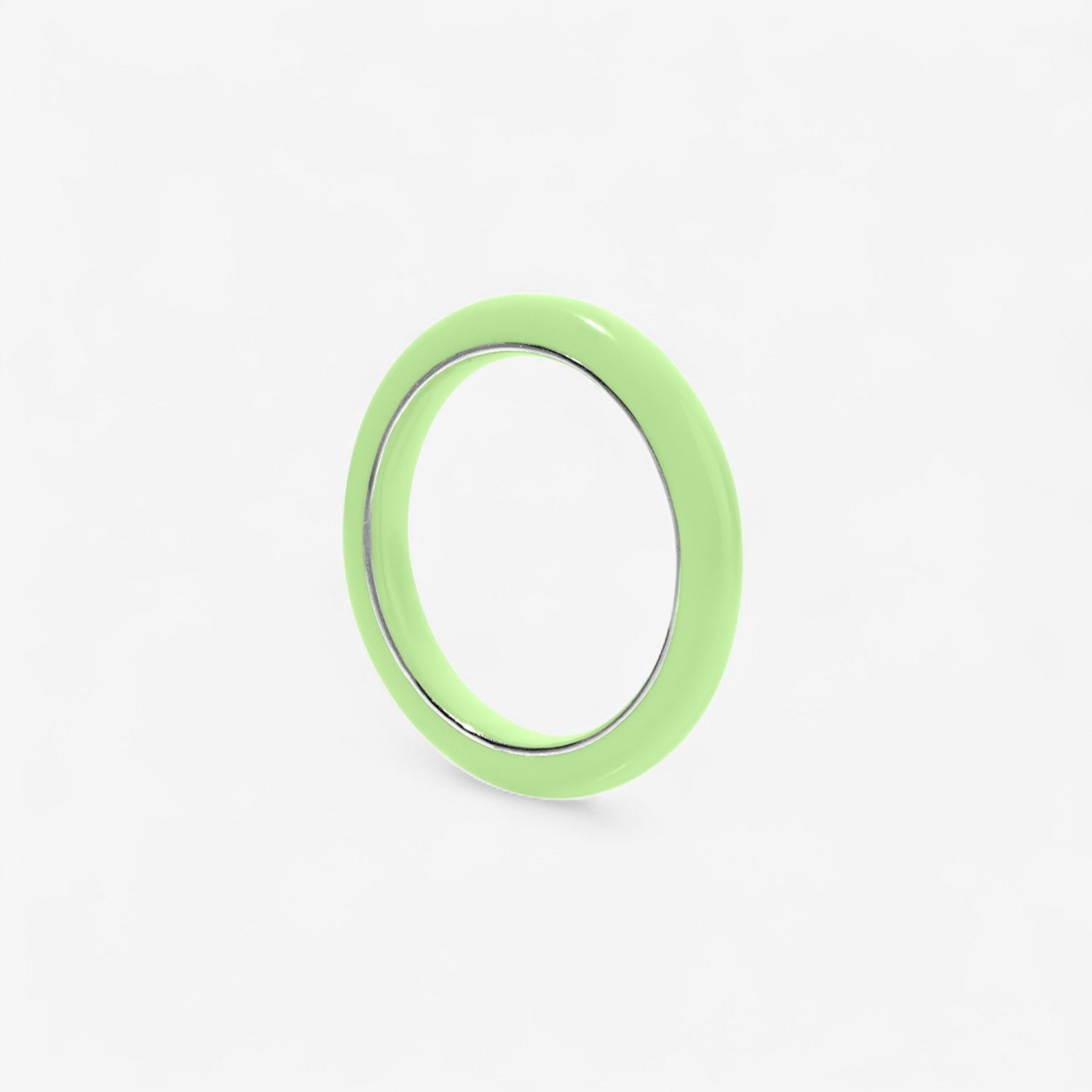Poppy Enamel Stack Bands