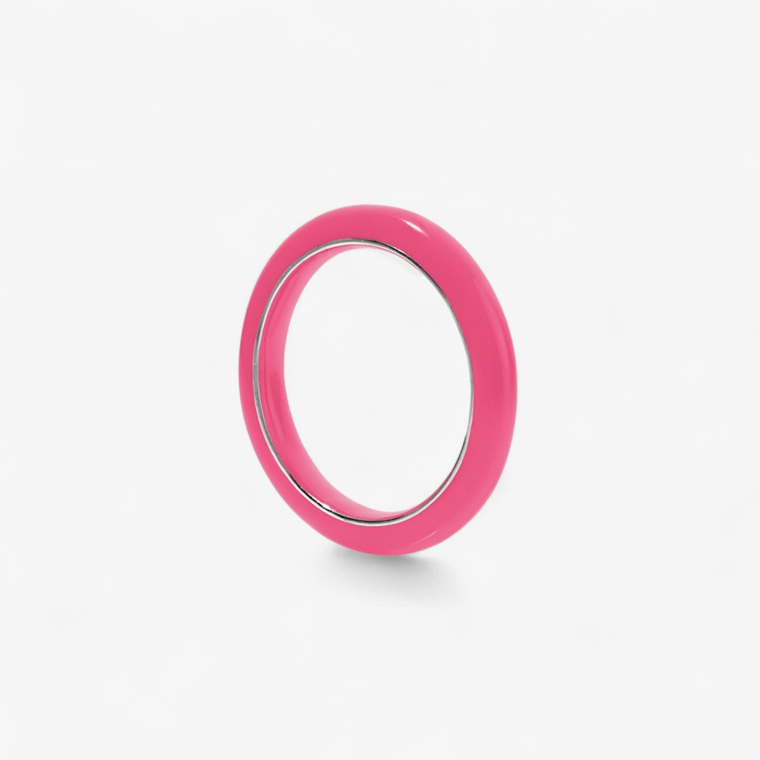 Poppy Enamel Stack Bands
