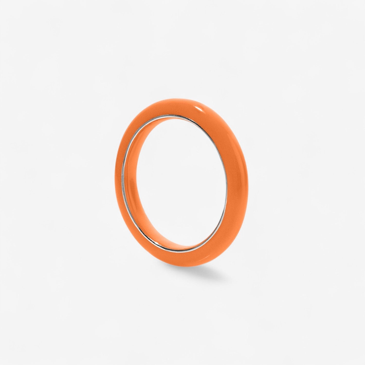 Poppy Enamel Stack Bands