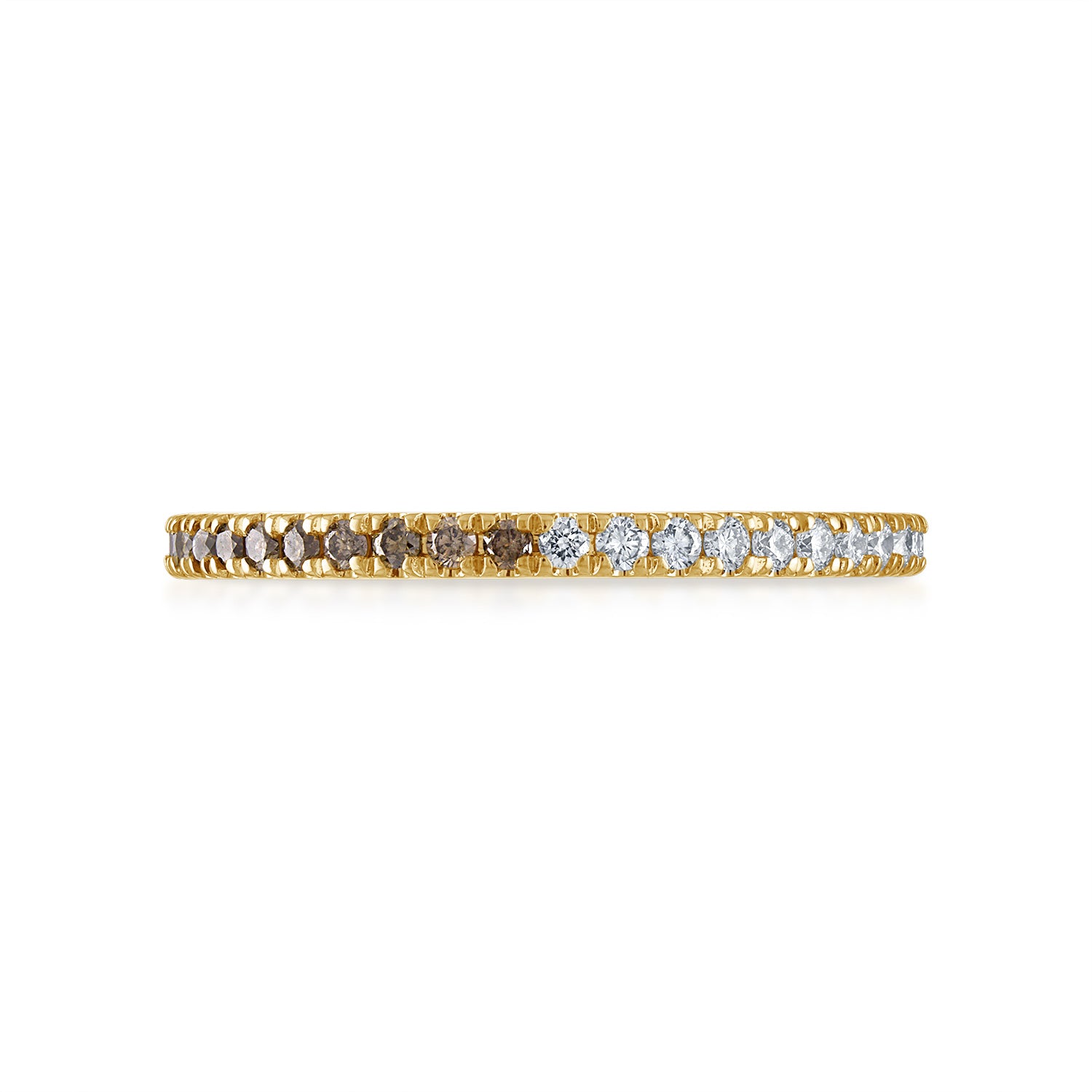 The Caramel & Vanilla Pave Ring