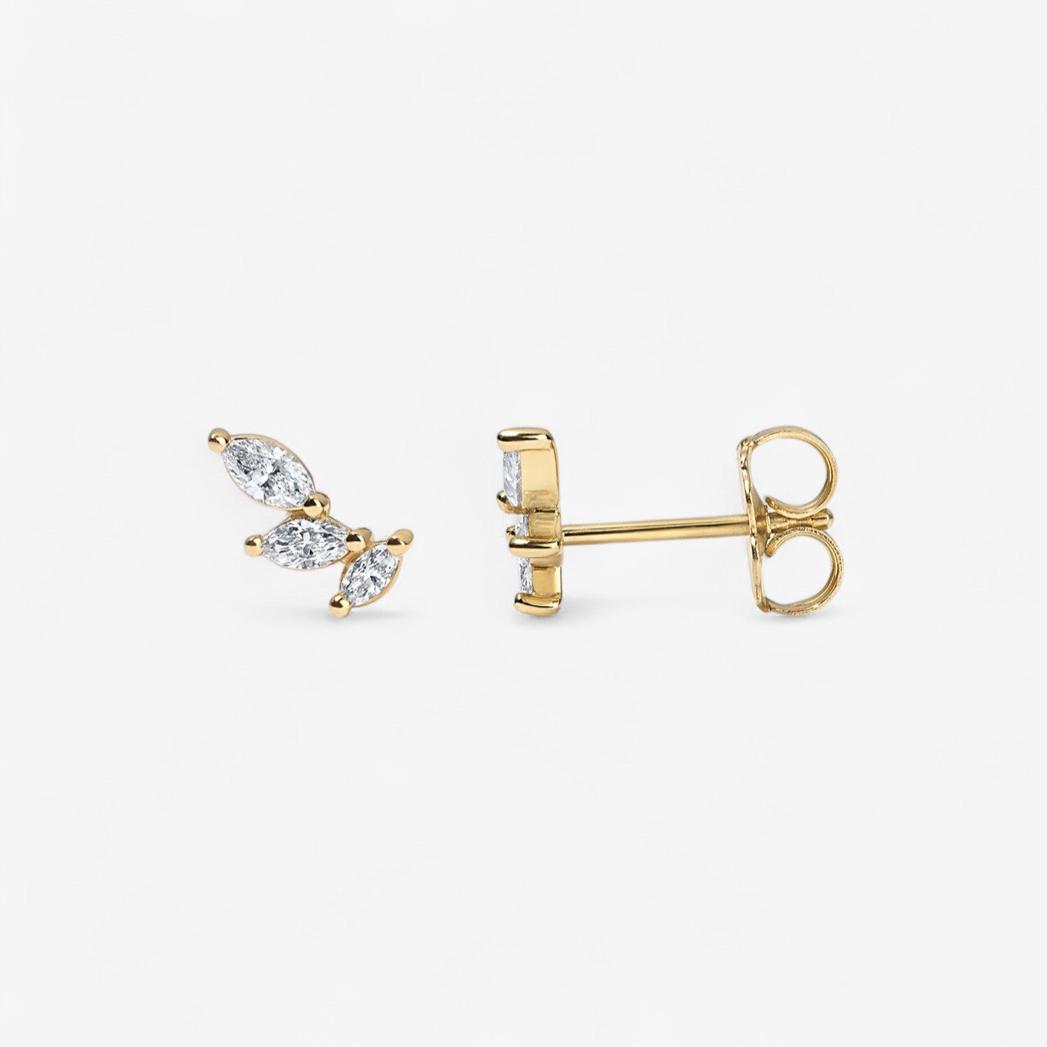 Diamond Marquise Studs