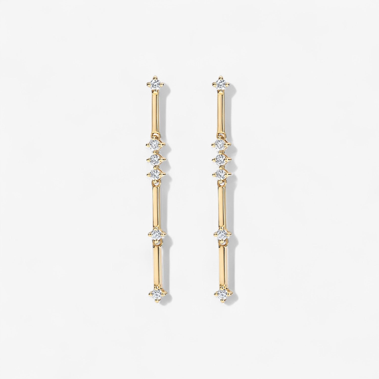 Celeste Dangle Drop Diamond Earrings