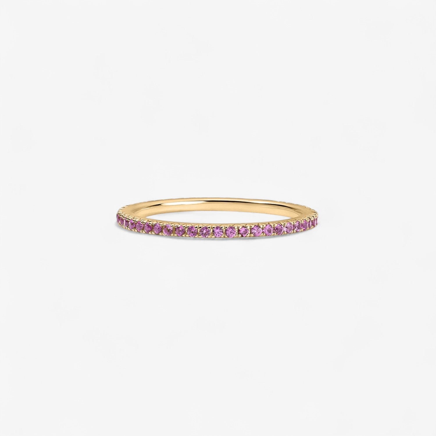 Vault Sale: Pink Sapphire Stack Band size 7