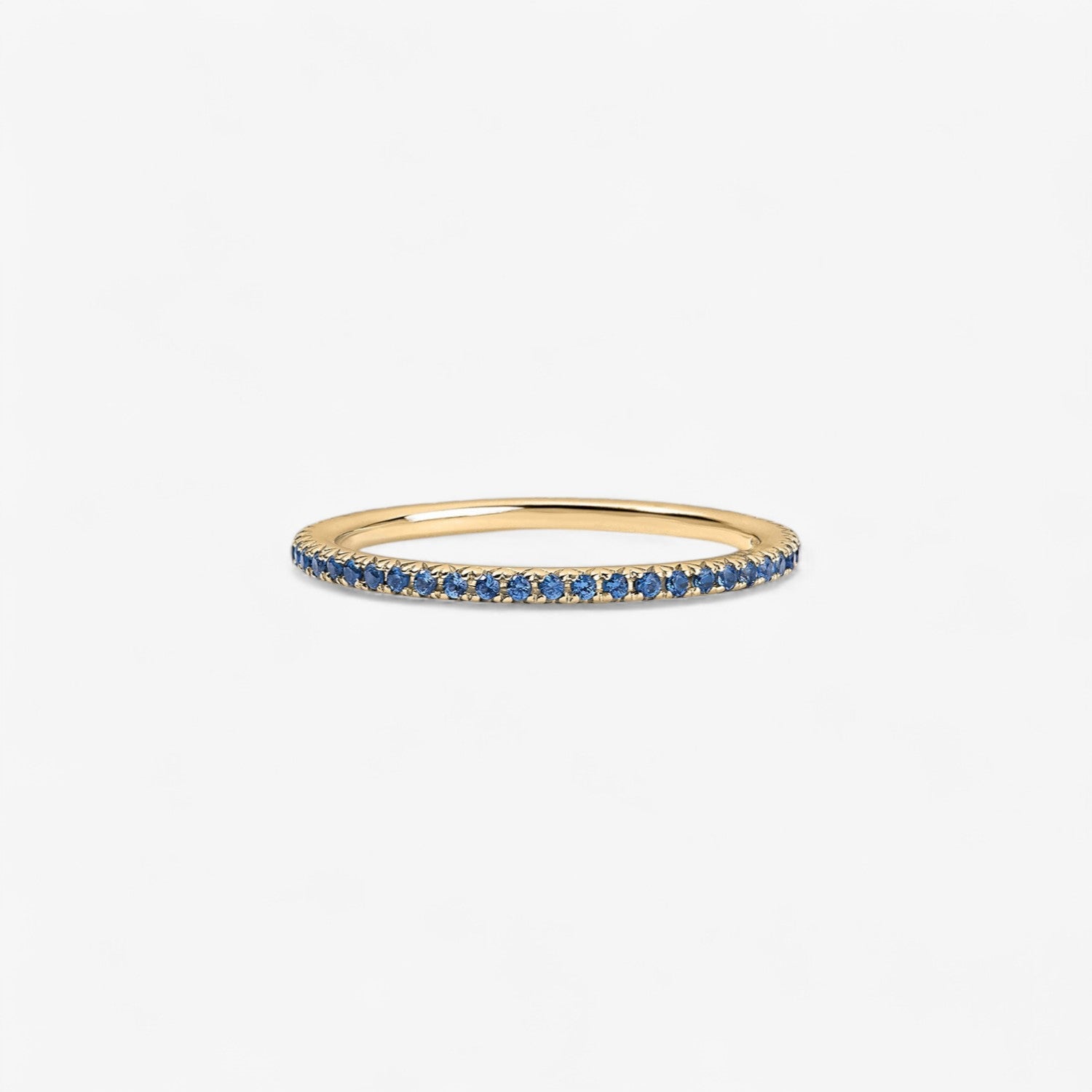Vault Sale: Blue Sapphire Stack Band size 7