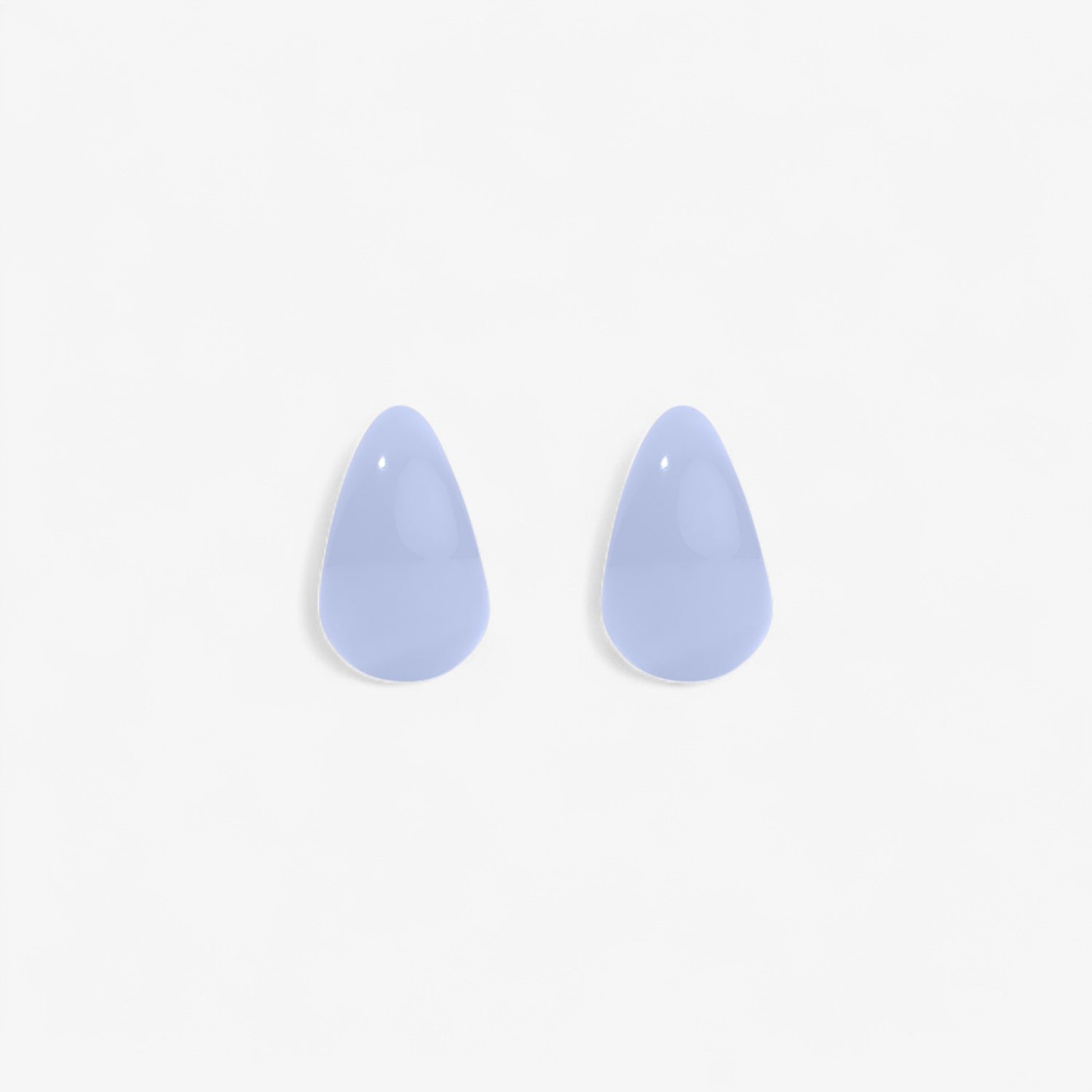 Poppy Enamel Tear Drop Huggie