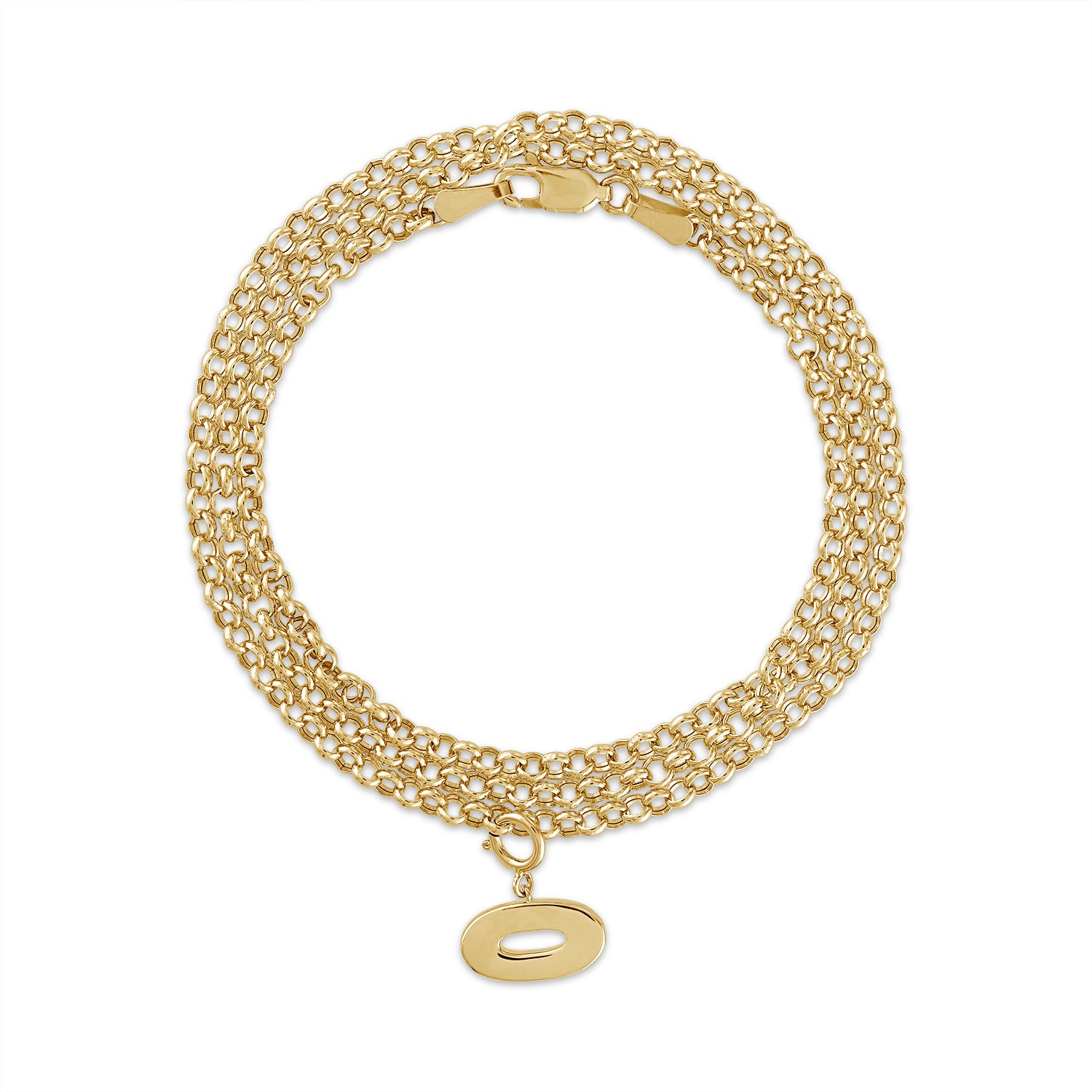 More is More Gold Letter Pendant