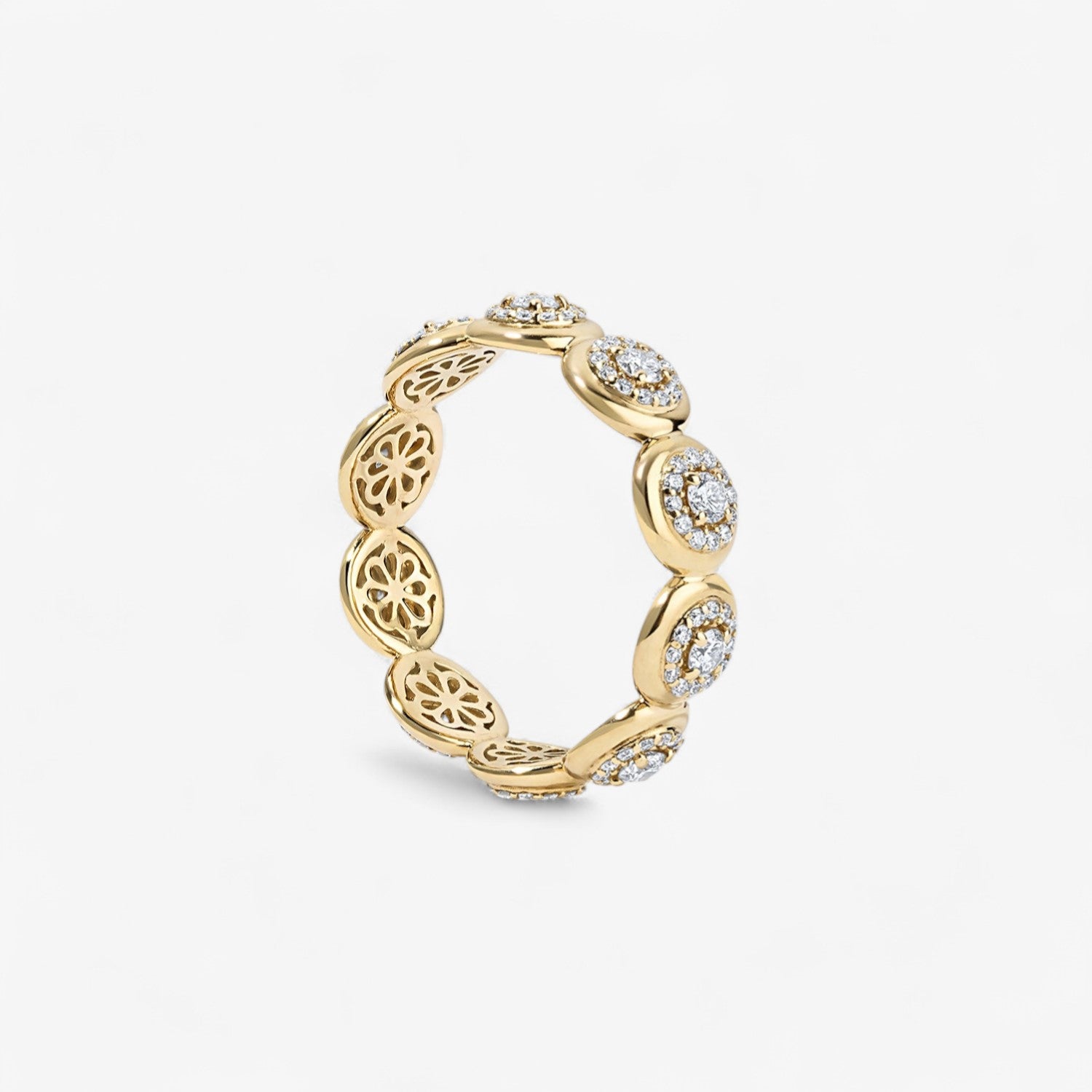 Candy Button Eternity Band