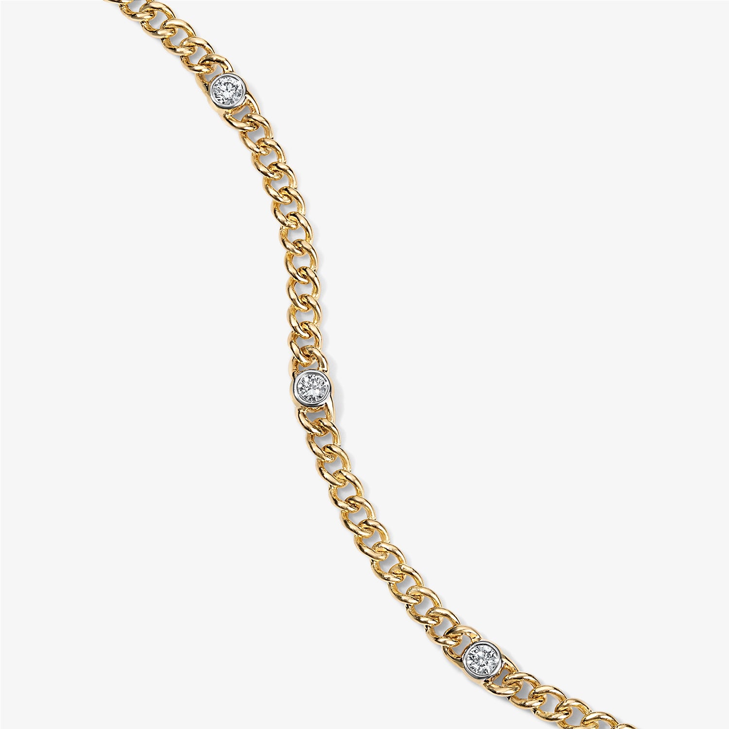 Maya Illusion Curb Chain Bracelet