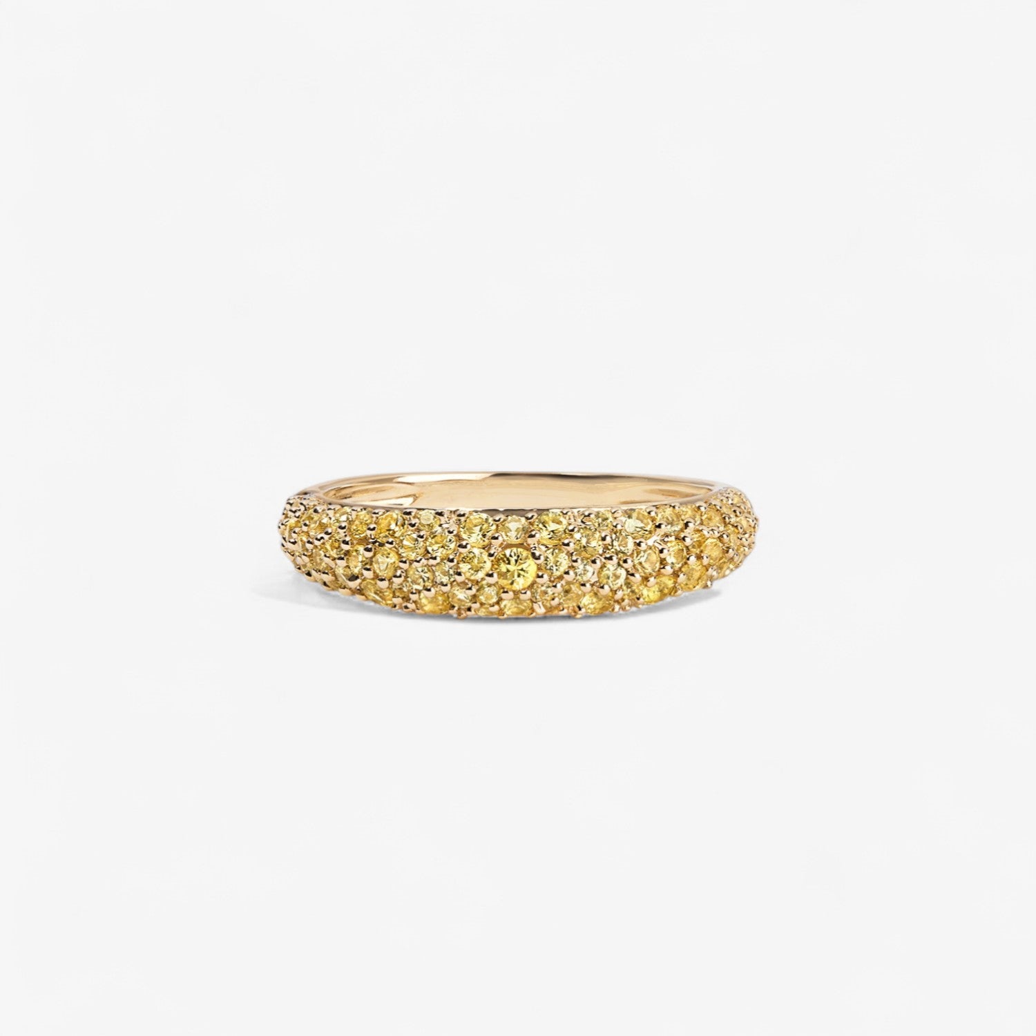 Madison Yellow Sapphire Stack Ring 14K Yellow Gold
