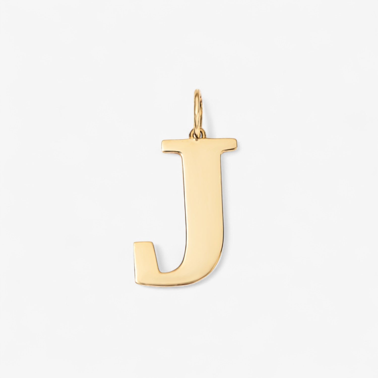 Large Gold Initial Pendant