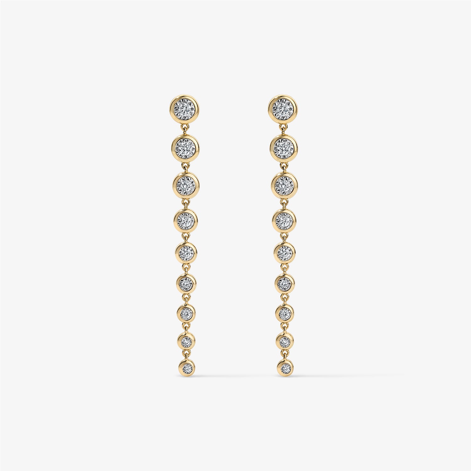 Maya Graduated Illusion Drop Earrings